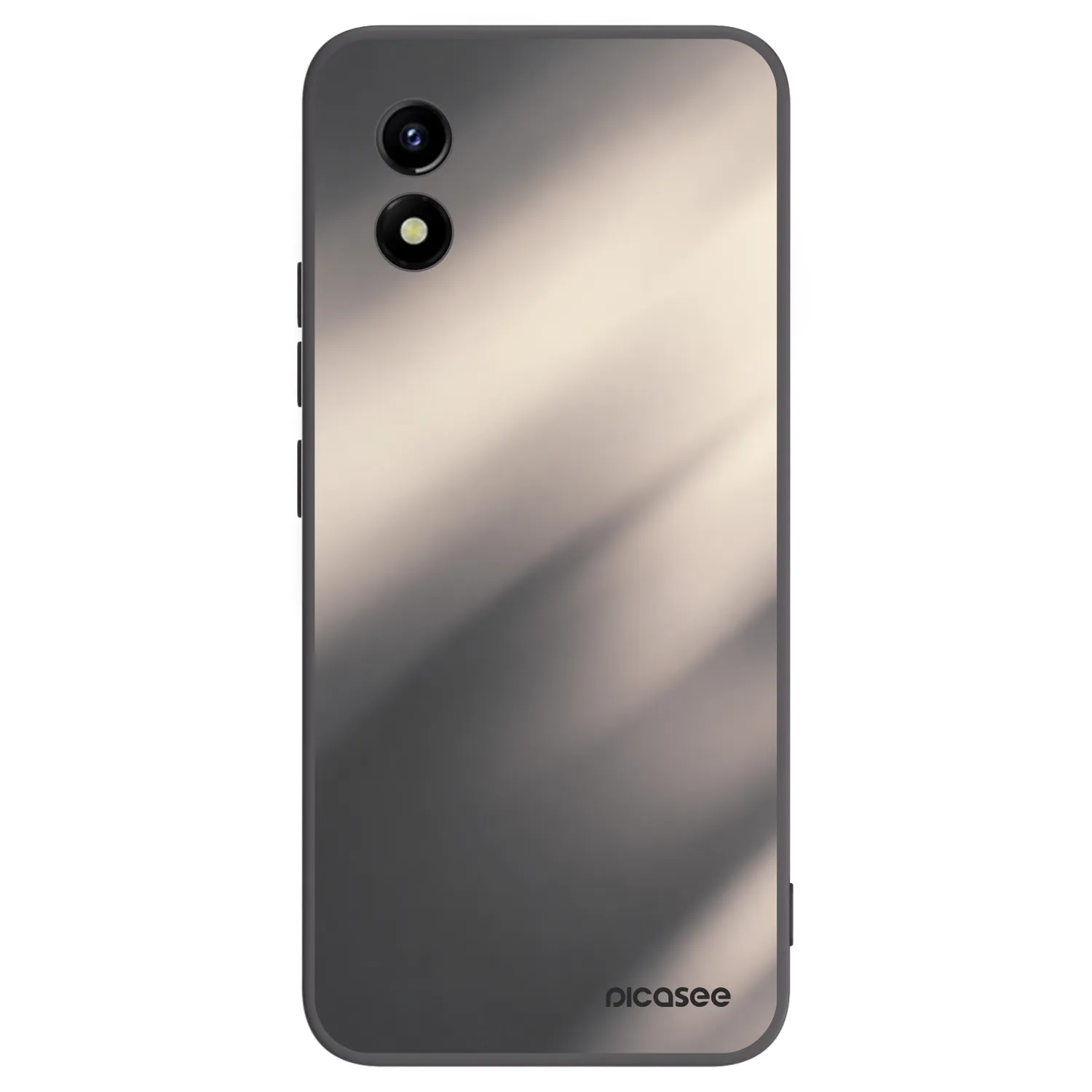Picasee silikonový černý obal pro Vivo Y01 - Smoky Beige