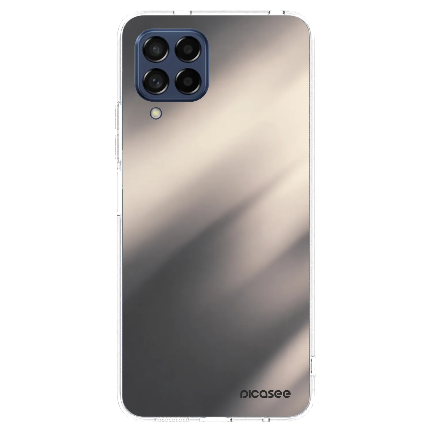 Picasee silikonový průhledný obal pro Samsung Galaxy M53 5G - Smoky Beige