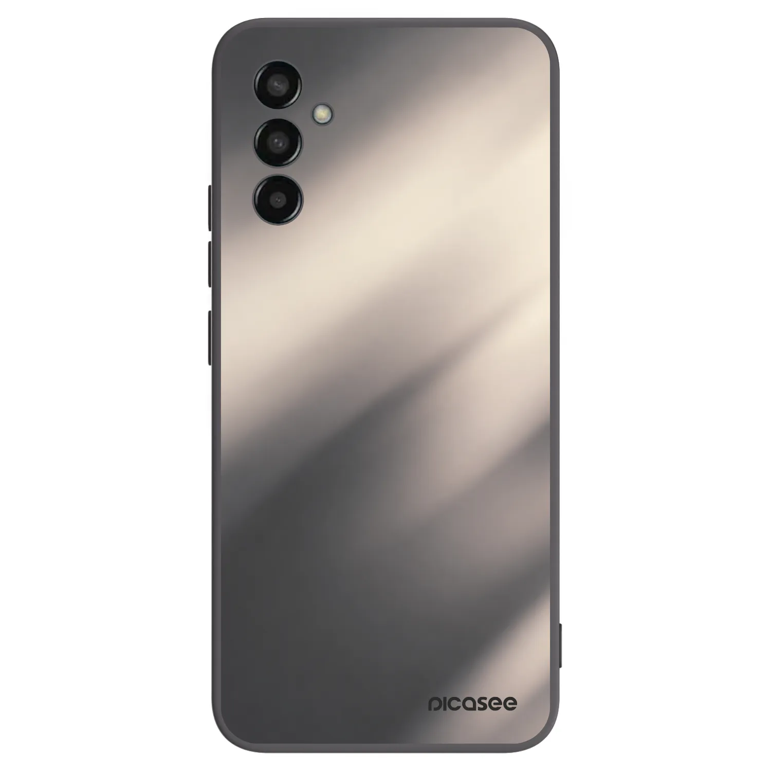 Picasee silikonový černý obal pro Samsung Galaxy M13 M135F - Smoky Beige