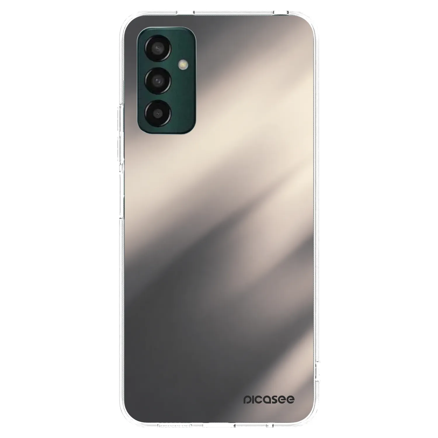 Picasee silikonový průhledný obal pro Samsung Galaxy M13 M135F - Smoky Beige
