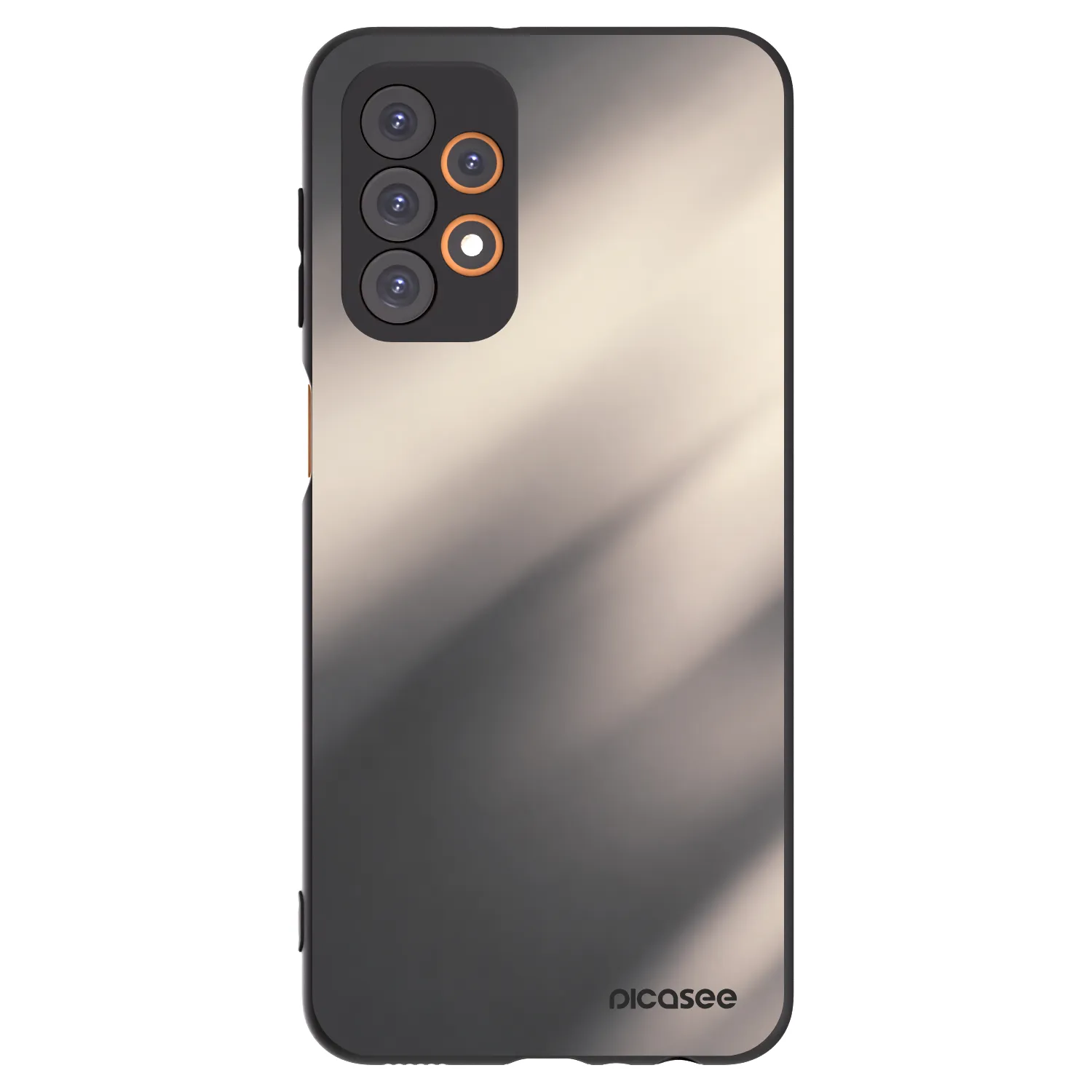 Picasee silikonový černý obal pro Samsung Galaxy A23 A235F 4G - Smoky Beige