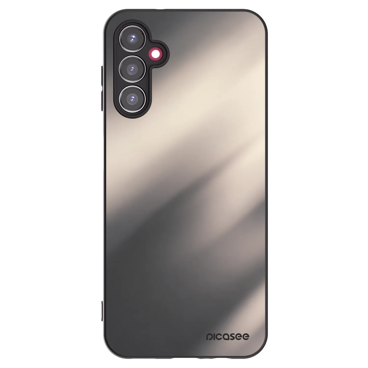 Picasee silikonový černý obal pro Samsung Galaxy A14 4G A145R - Smoky Beige