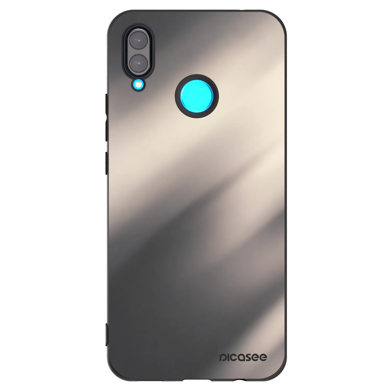 Picasee silikonový černý obal pro Huawei Nova 3 - Smoky Beige
