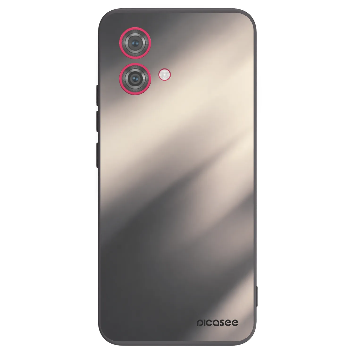 Picasee silikonový černý obal pro Motorola Moto G84 5G - Smoky Beige