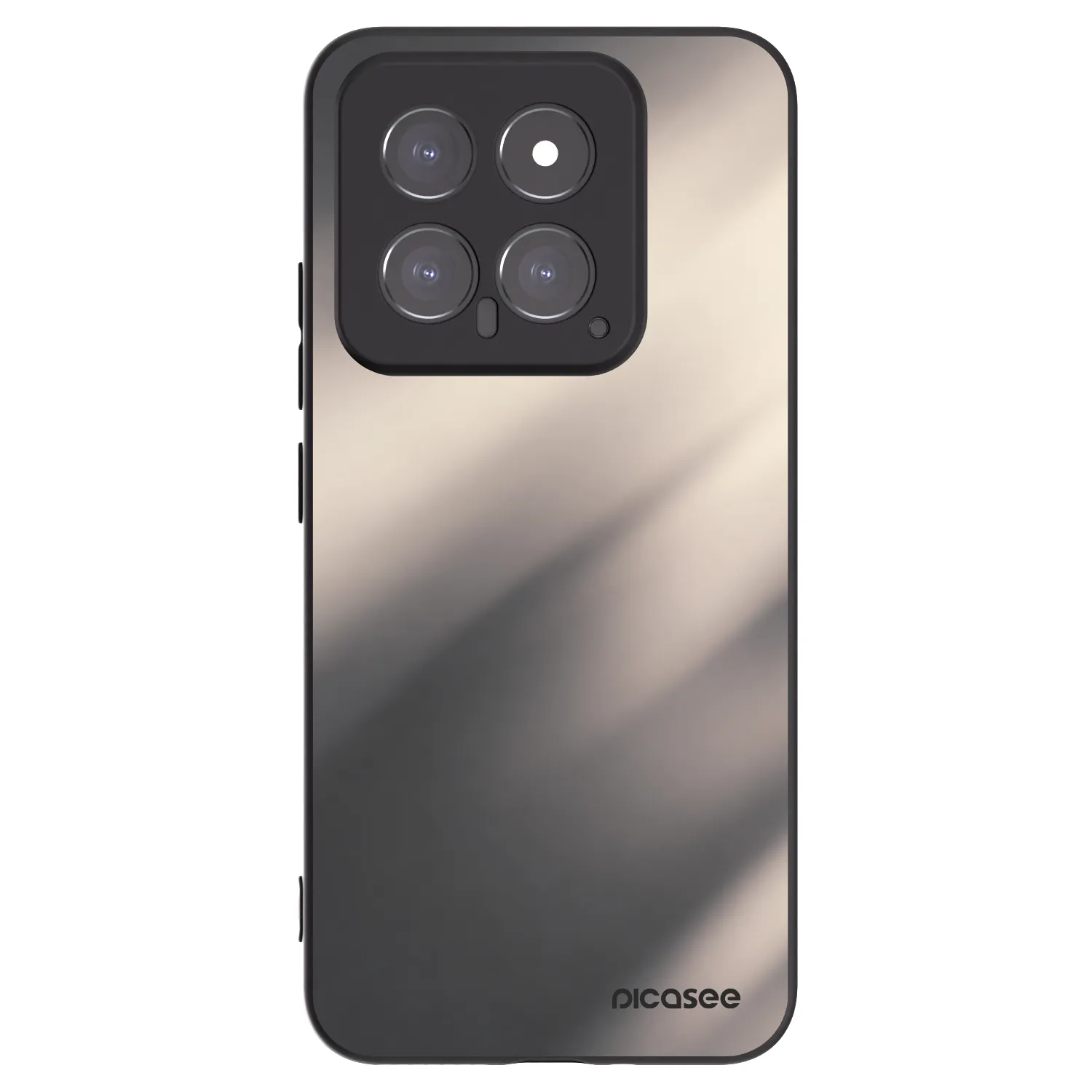 Picasee silikonový černý obal pro Xiaomi 14 - Smoky Beige