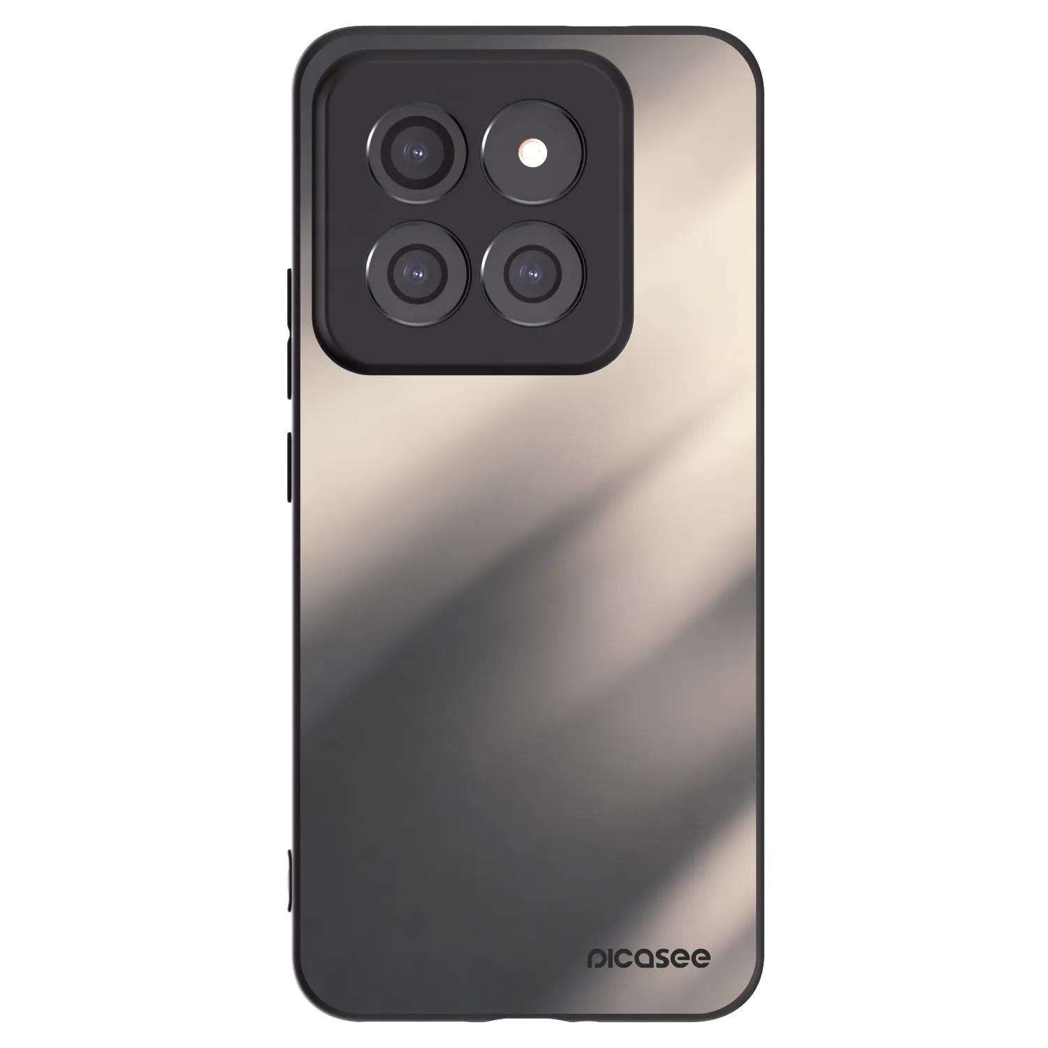 Picasee silikonový černý obal pro Xiaomi 14 Pro - Smoky Beige