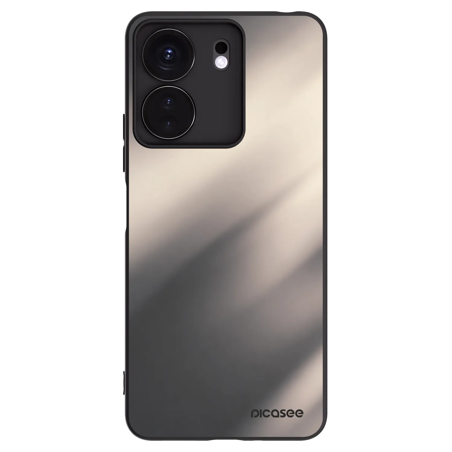 Picasee silikonový černý obal pro Xiaomi Redmi 13C 4G - Smoky Beige