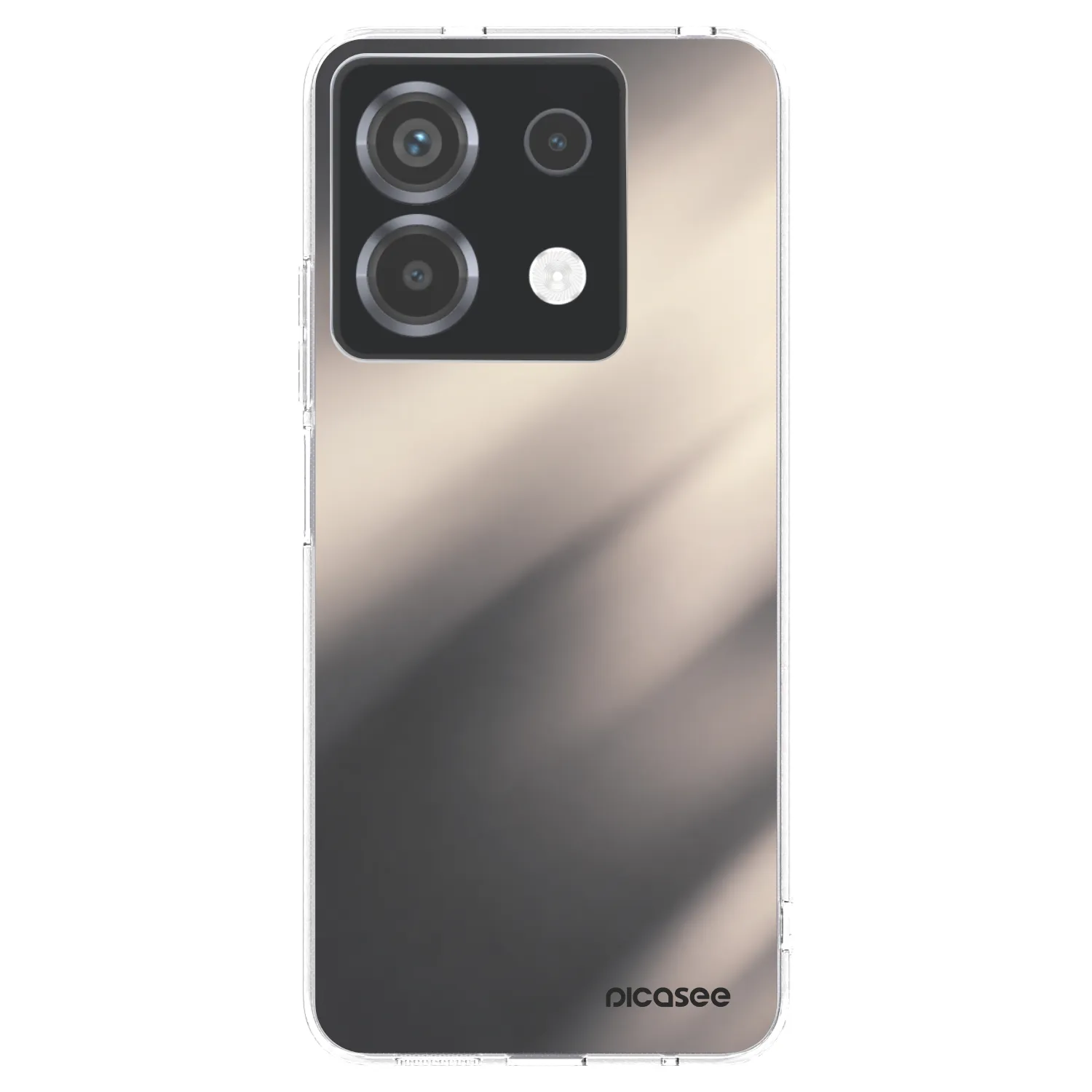Picasee silikonový průhledný obal pro Xiaomi Poco X6 - Smoky Beige