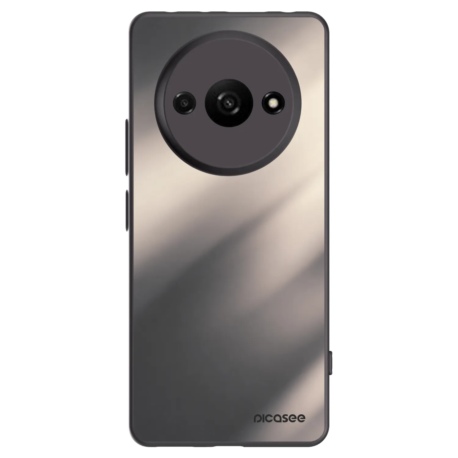 Picasee silikonový černý obal pro Xiaomi Redmi A3 - Smoky Beige