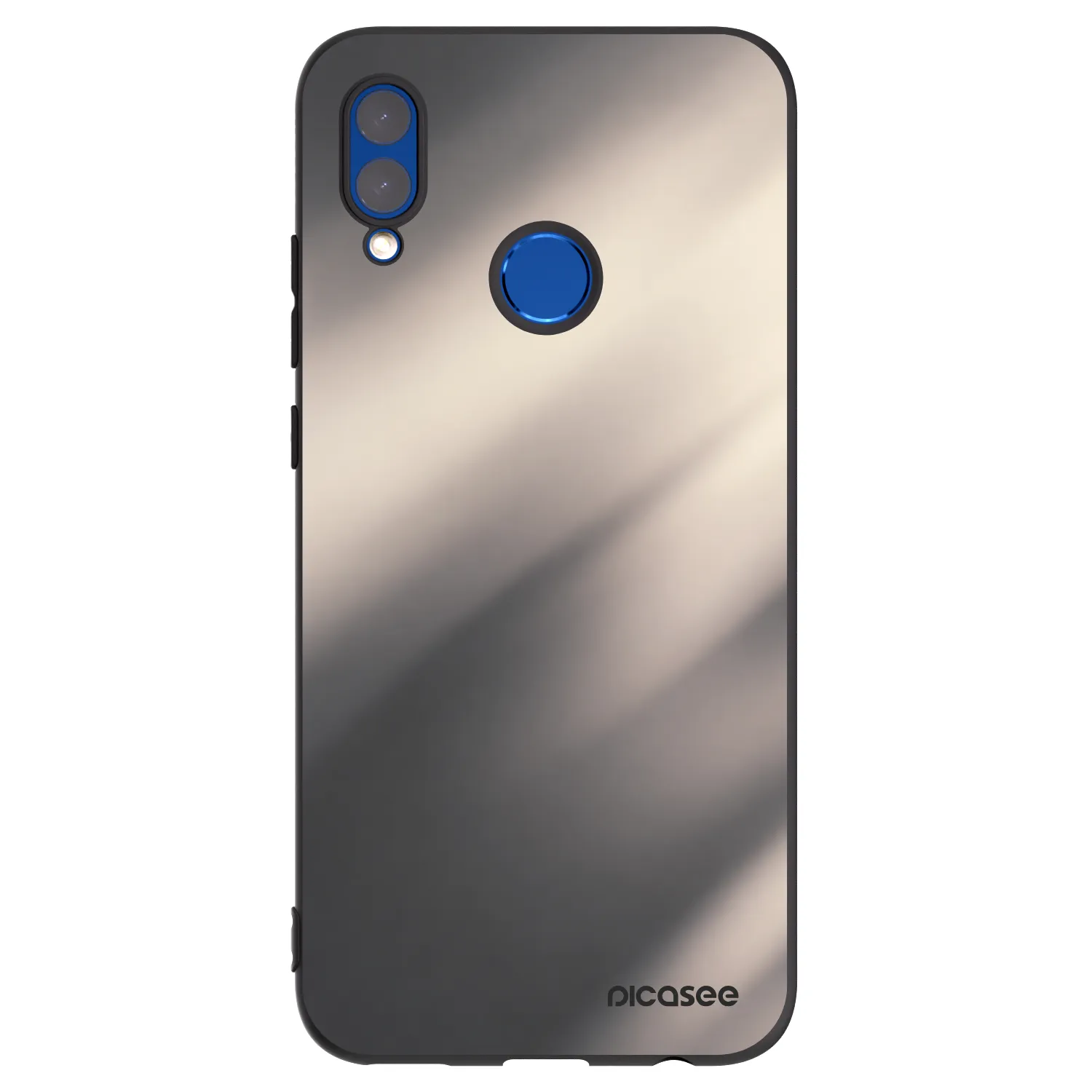 Picasee silikonový černý obal pro Huawei P Smart 2019 - Smoky Beige