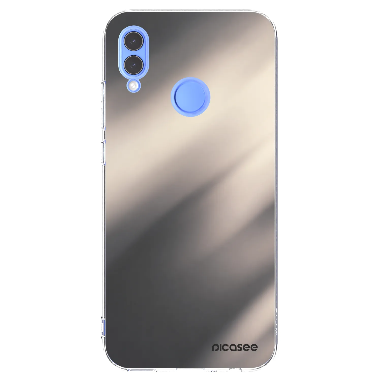 Picasee silikonový průhledný obal pro Huawei P Smart 2019 - Smoky Beige