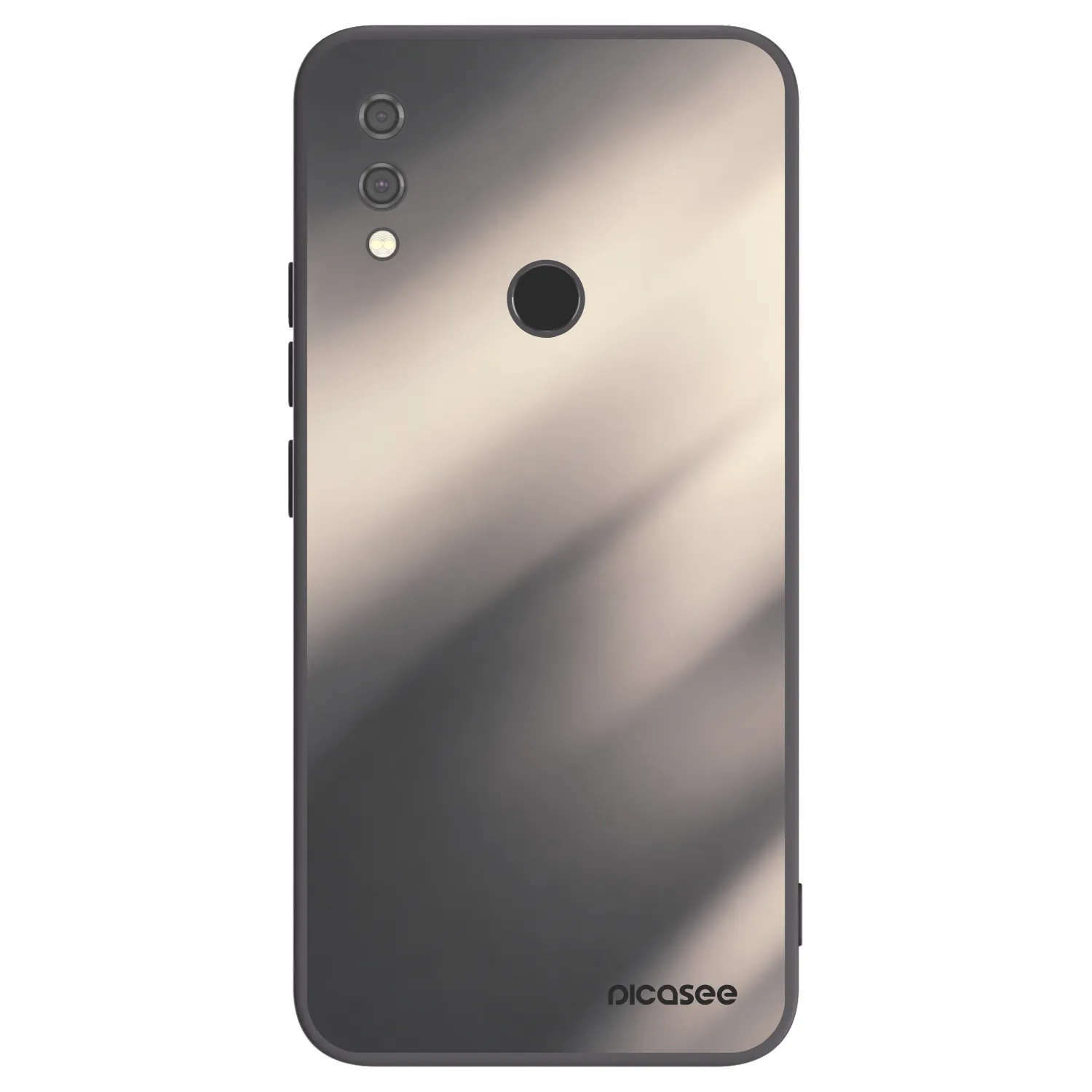 Picasee silikonový černý obal pro Xiaomi Redmi Note 7 - Smoky Beige