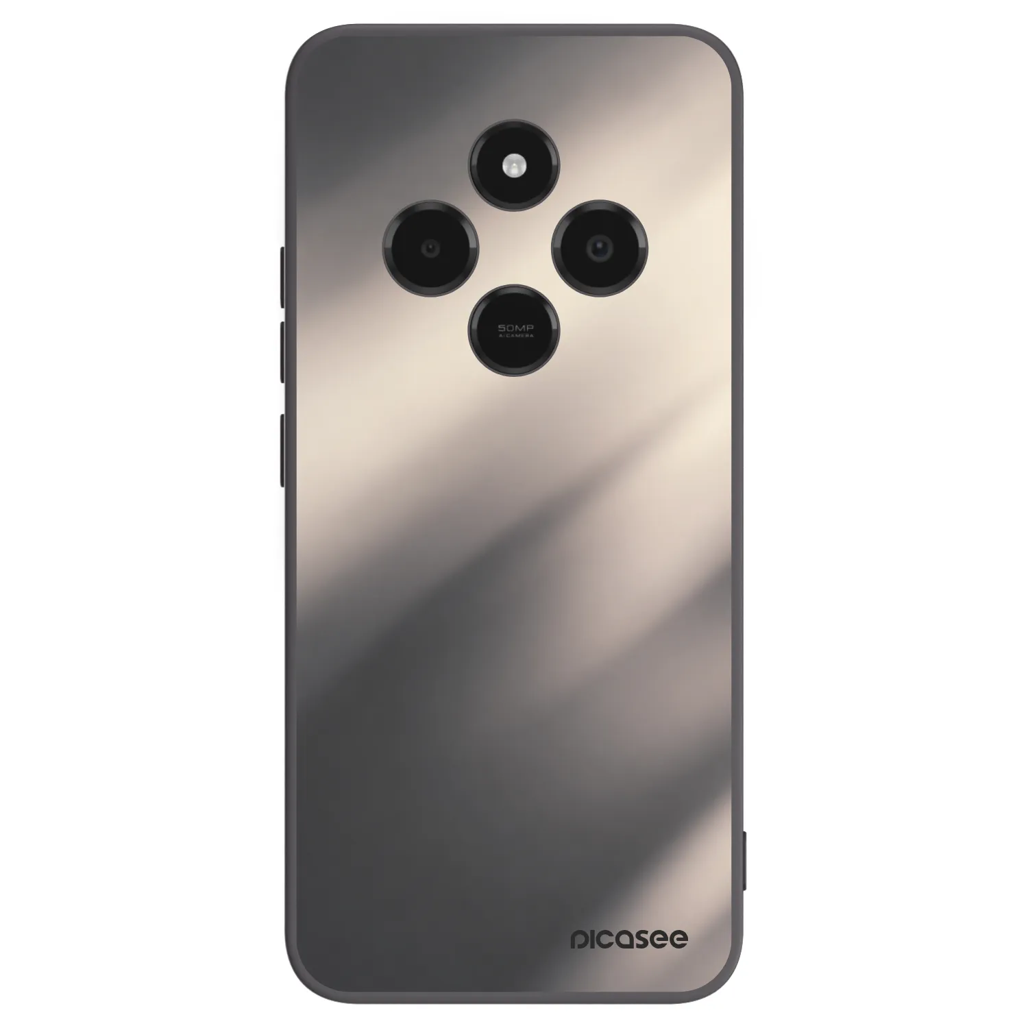 Picasee silikonový černý obal pro Xiaomi Poco C75 - Smoky Beige