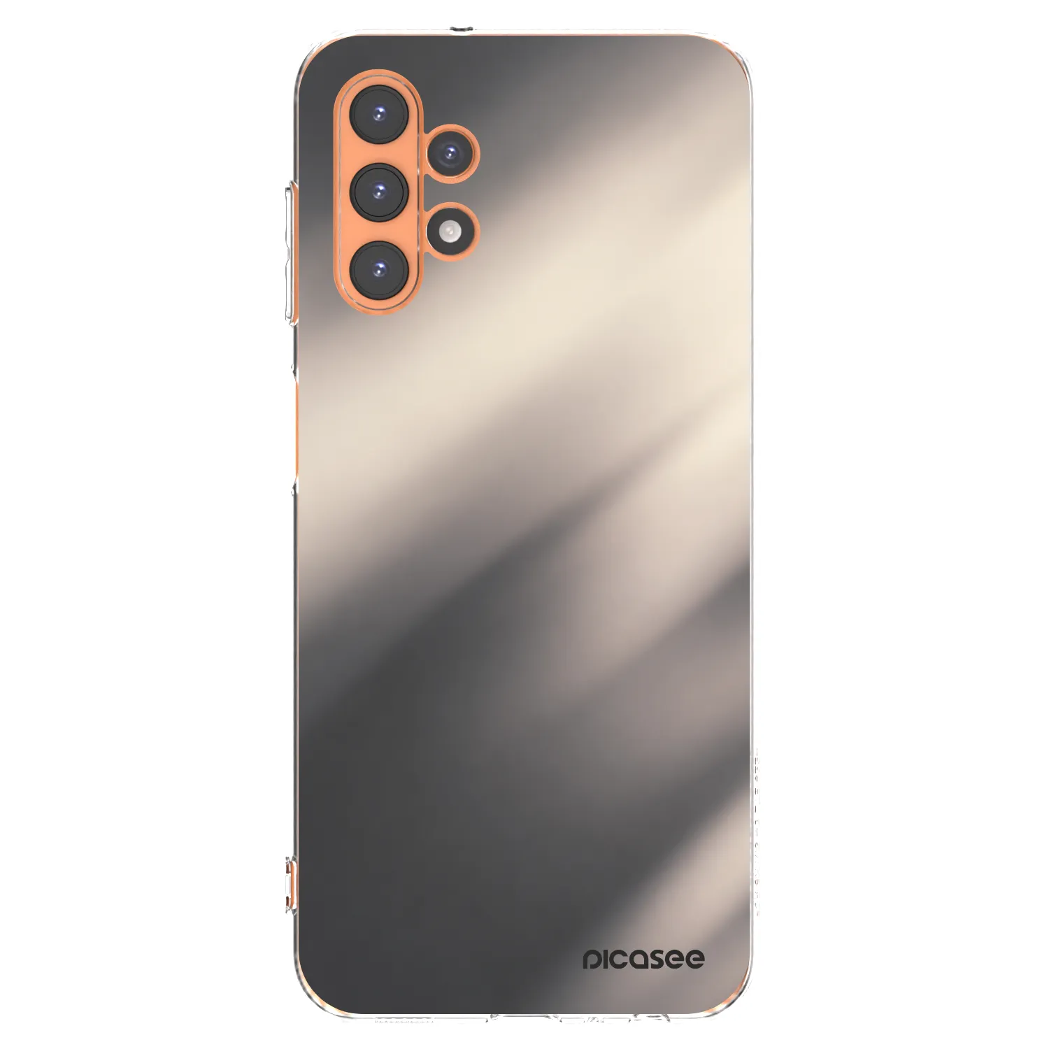 Picasee silikonový průhledný obal pro Samsung Galaxy A13 5G - Smoky Beige