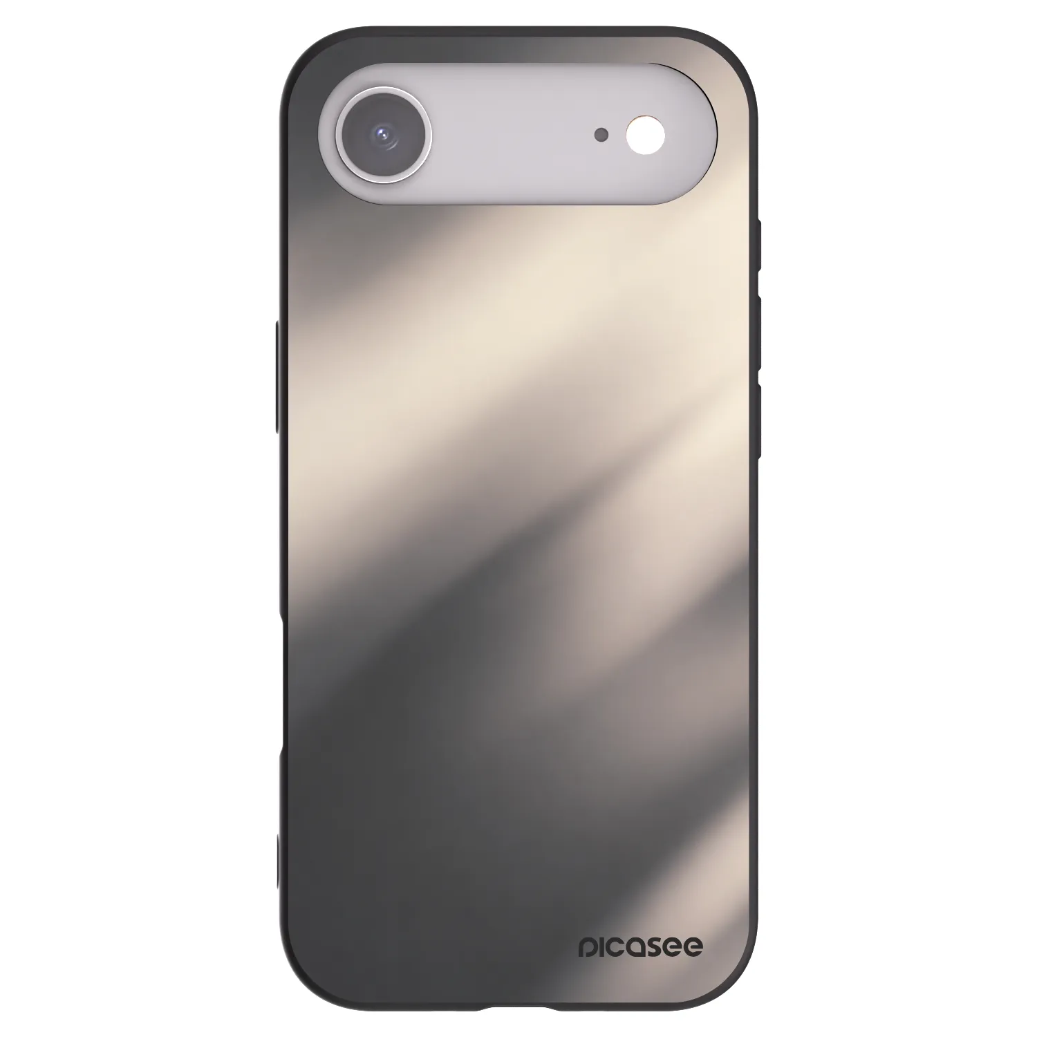 Picasee silikonový černý obal pro Apple iPhone Air - Smoky Beige
