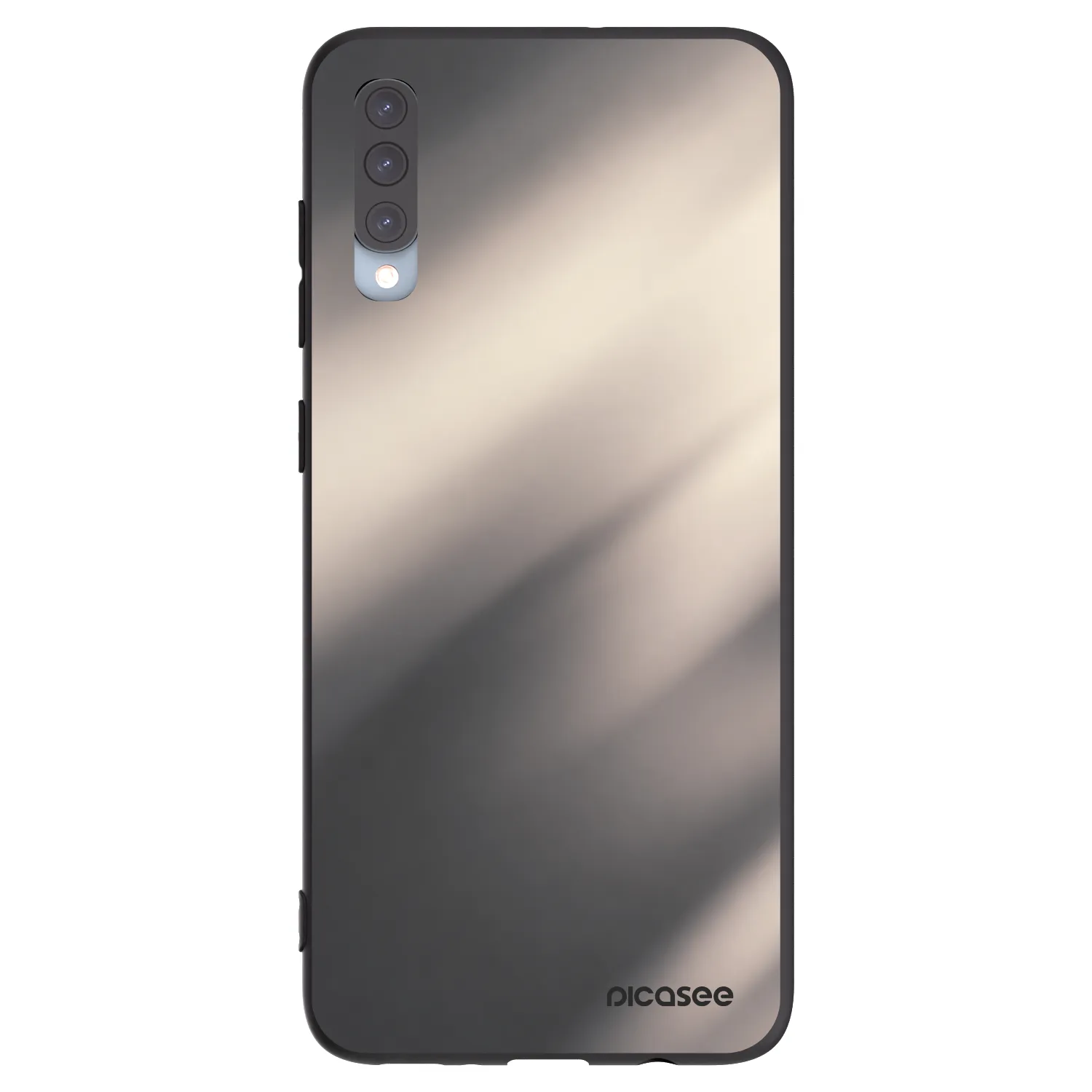Picasee silikonový černý obal pro Samsung Galaxy A70 A705F - Smoky Beige