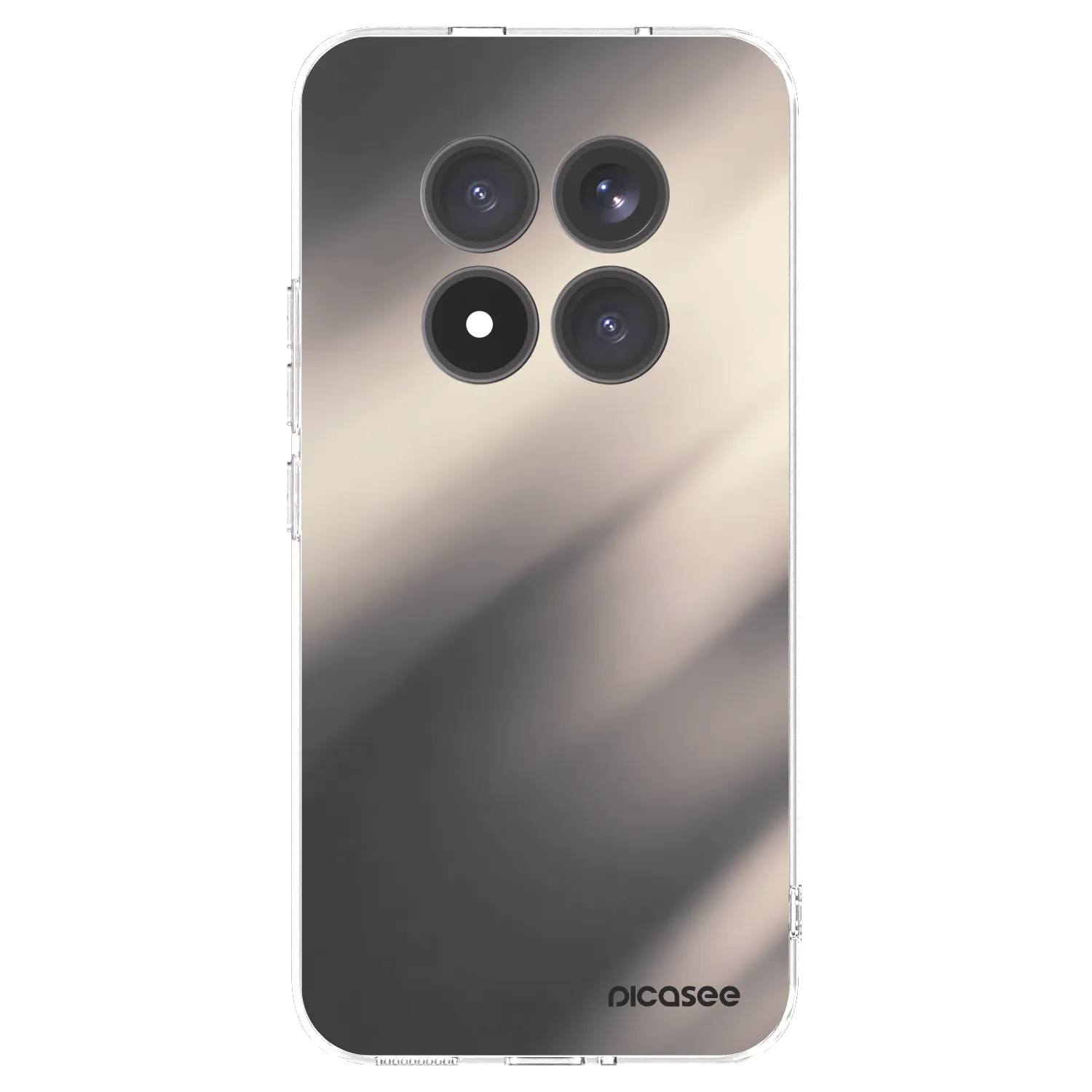 Picasee silikonový průhledný obal pro Xiaomi Redmi Note 15 Pro+ - Smoky Beige