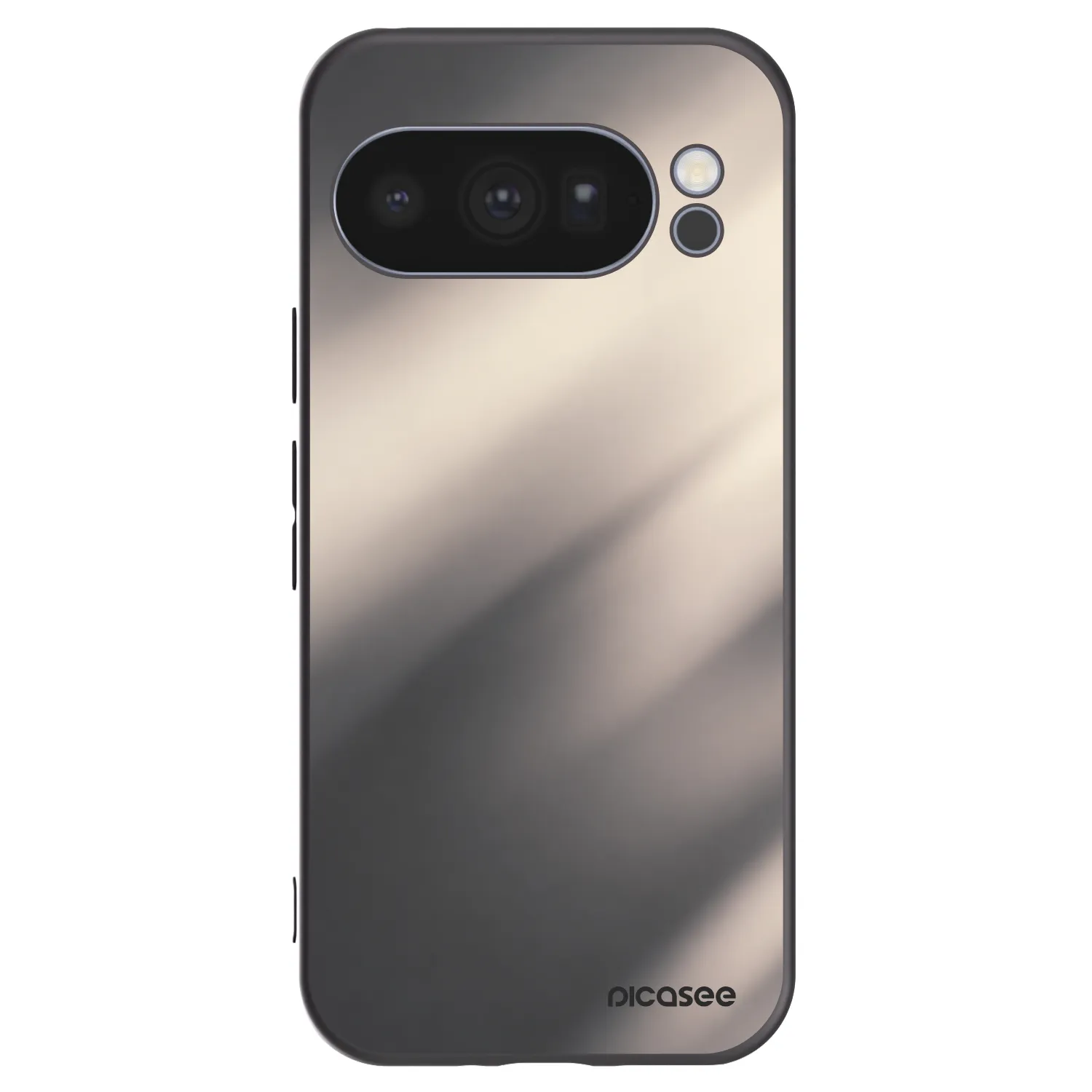 Picasee silikonový černý obal pro Google Pixel 10 Pro - Smoky Beige