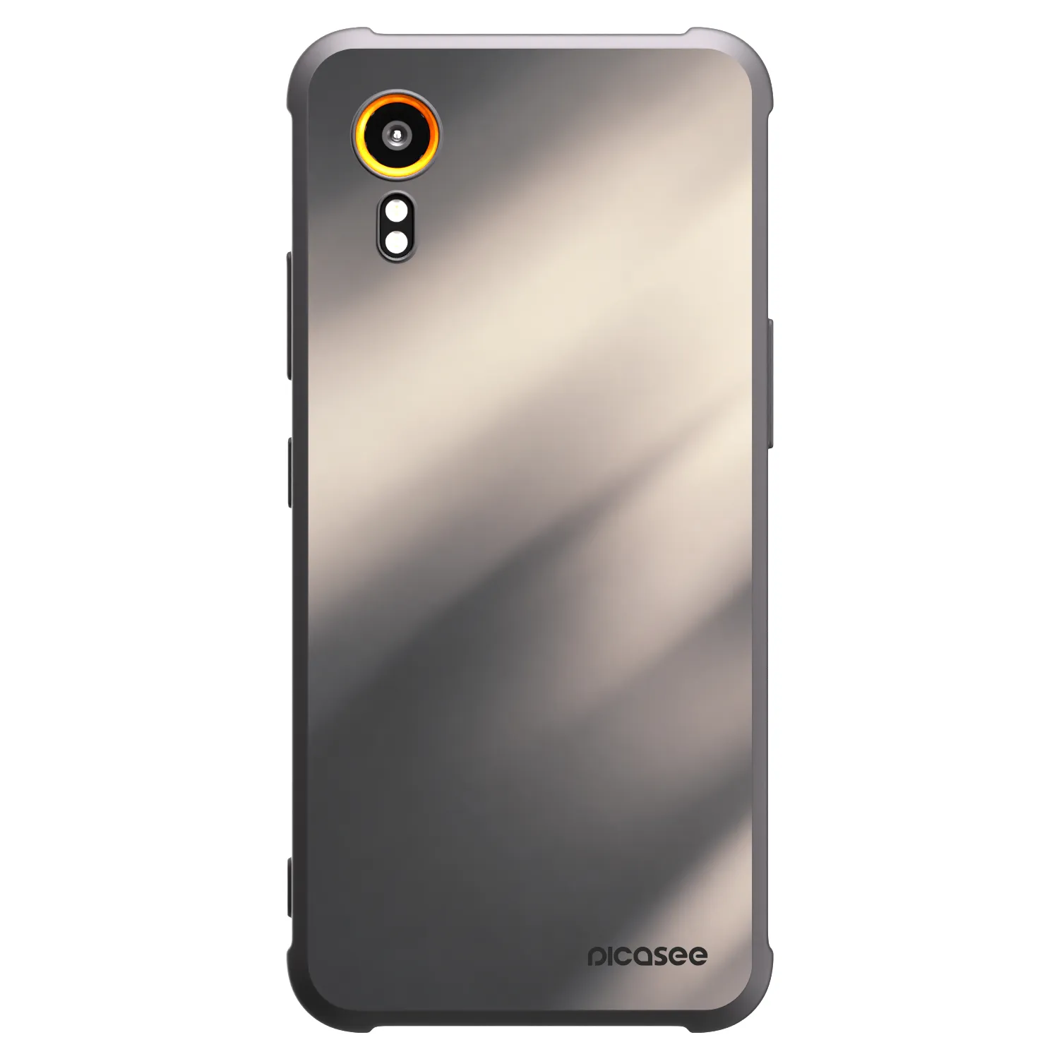 Picasee silikonový černý obal pro Samsung Galaxy XCover 7 - Smoky Beige
