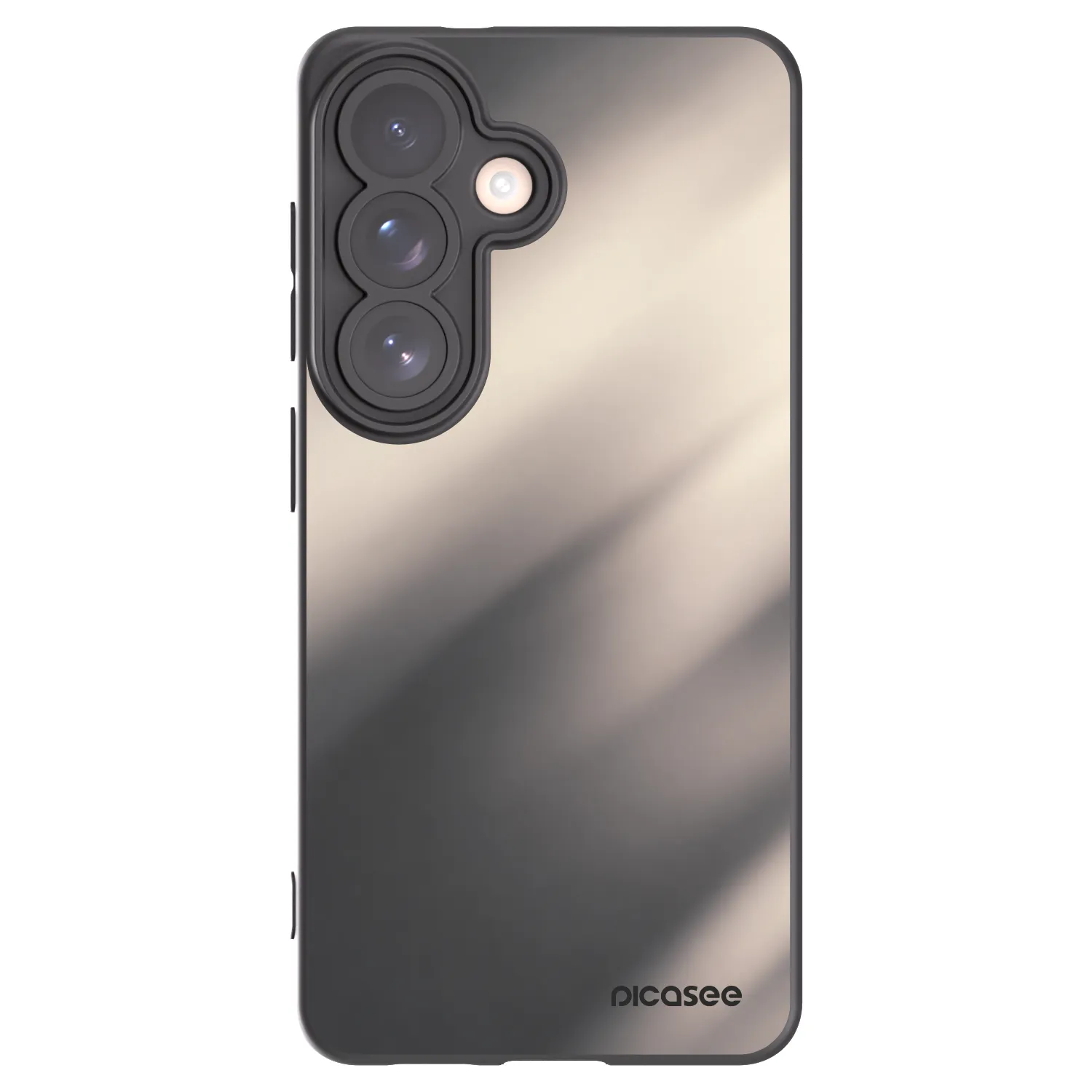 Picasee silikonový černý obal pro Samsung Galaxy S26 - Smoky Beige