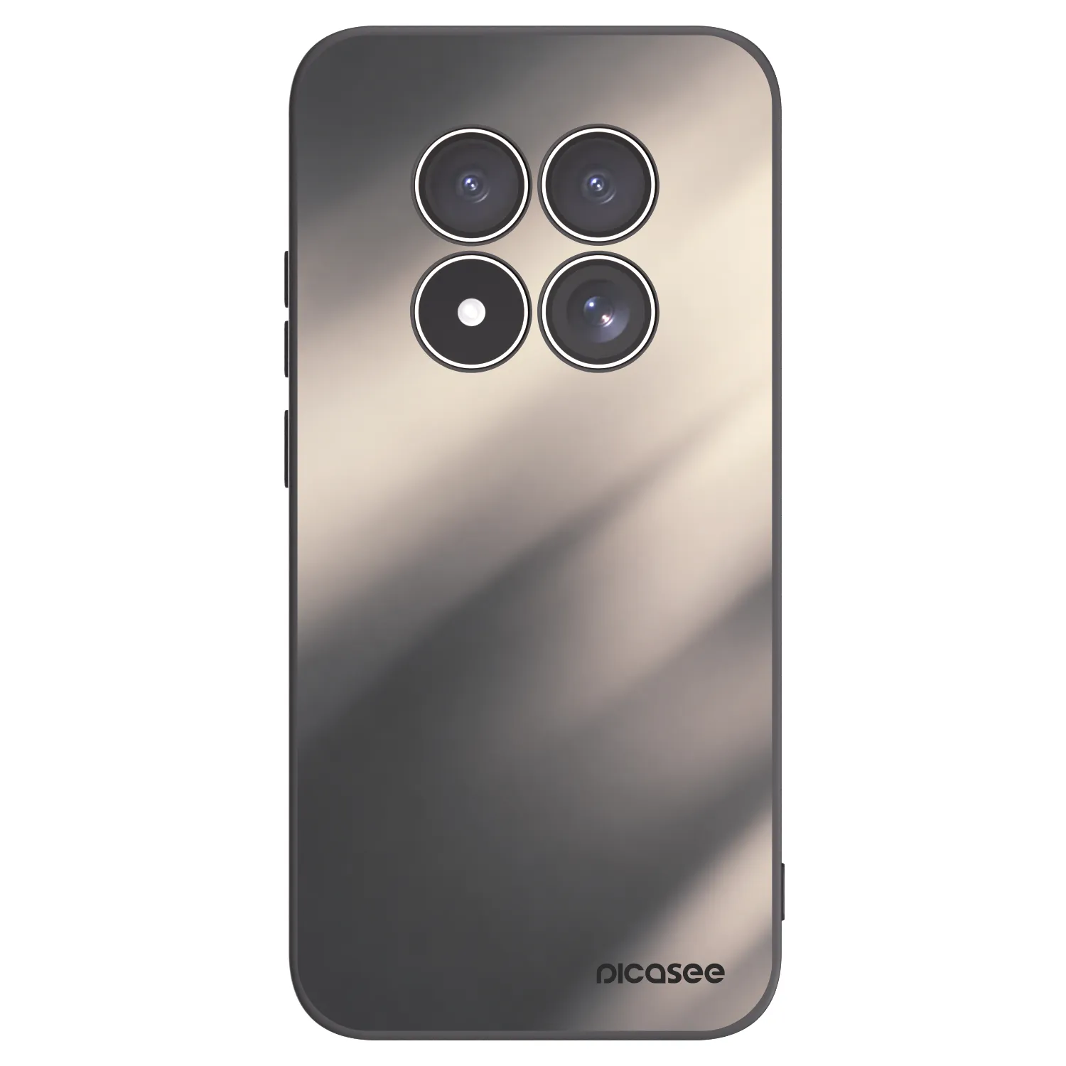 Picasee silikonový černý obal pro Xiaomi Redmi Note 15 Pro 5G - Smoky Beige