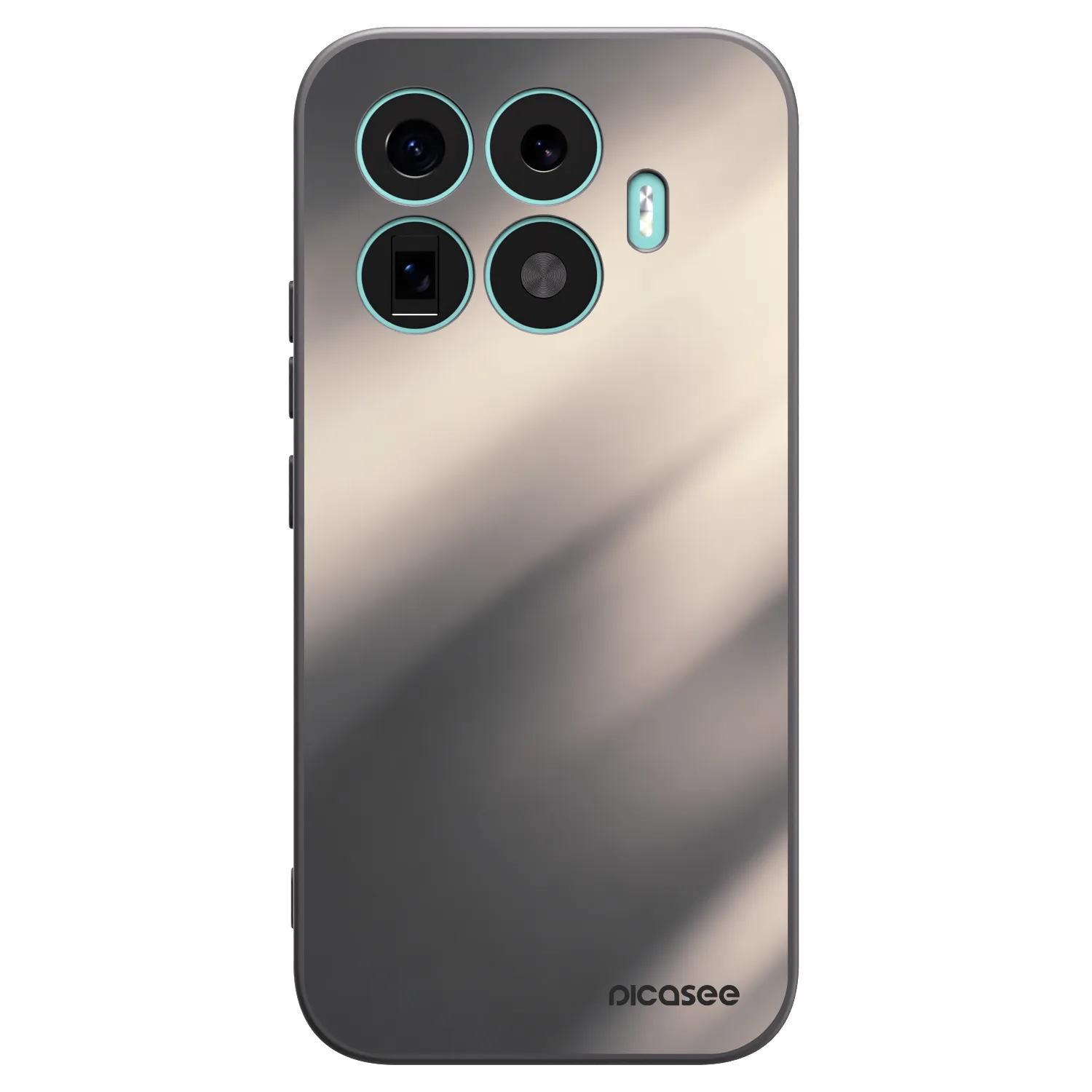 Picasee silikonový černý obal pro Xiaomi 17T - Smoky Beige