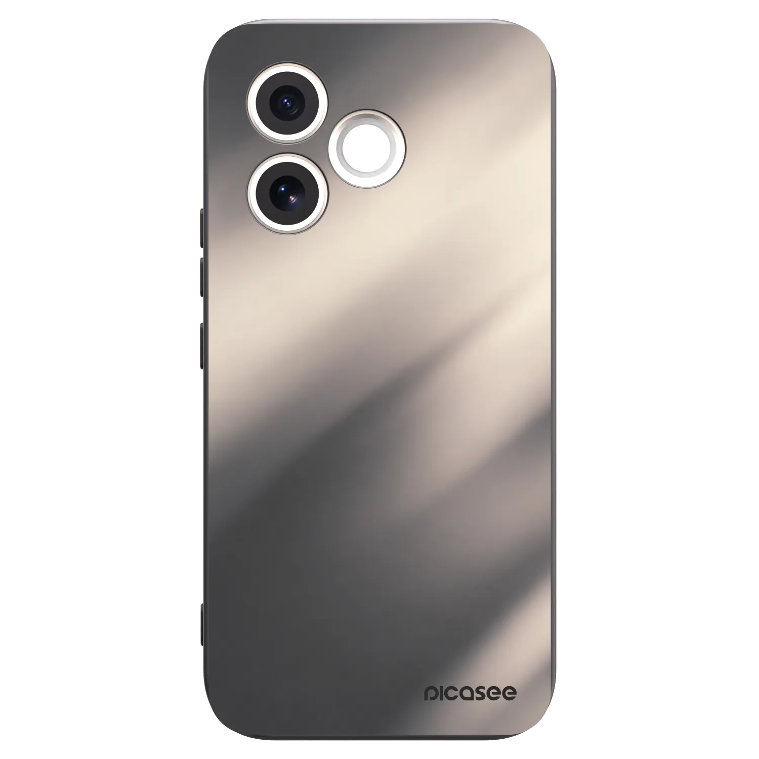 Picasee silikonový černý obal pro Honor 600 Lite - Smoky Beige