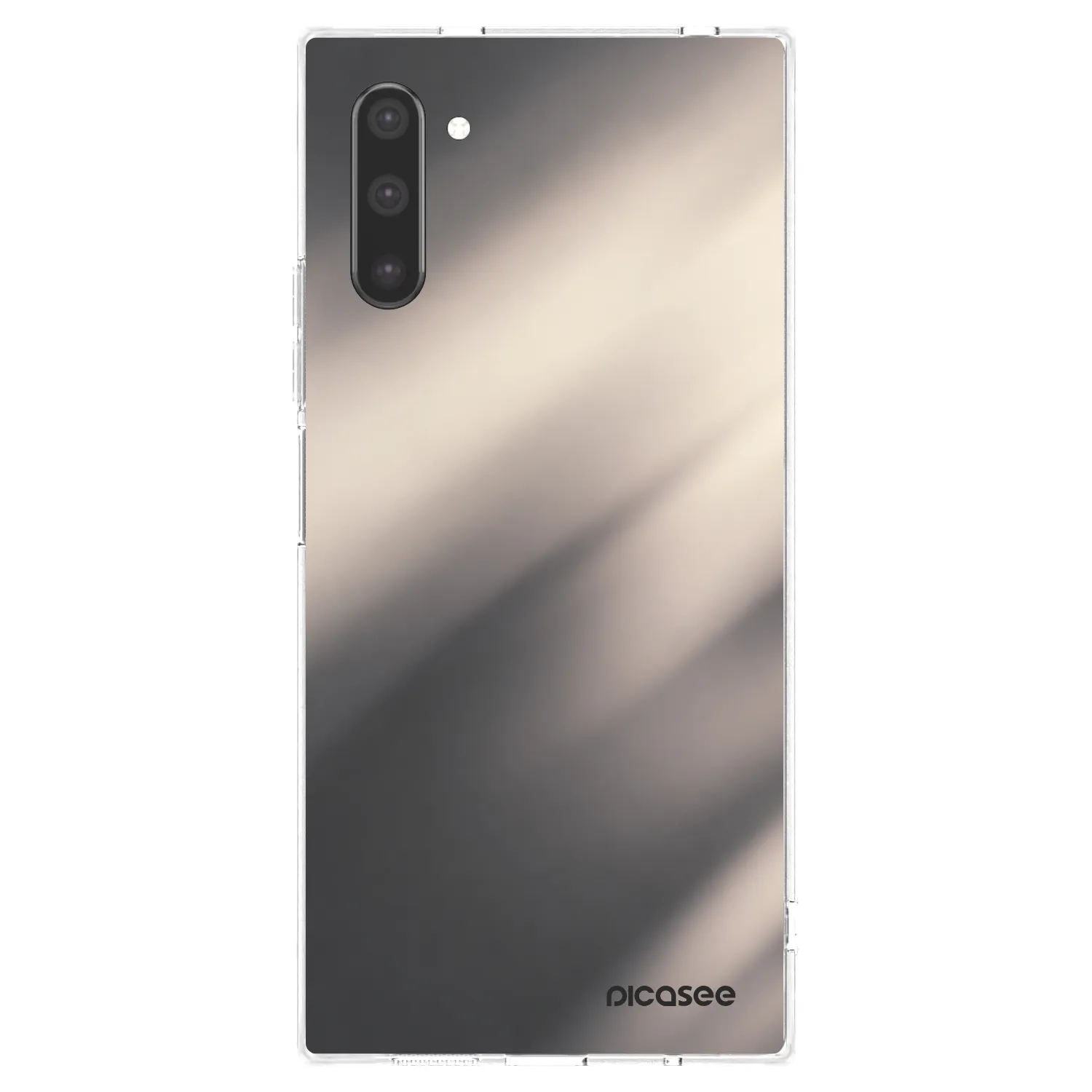 Picasee silikonový průhledný obal pro Samsung Galaxy Note 10 N970F - Smoky Beige