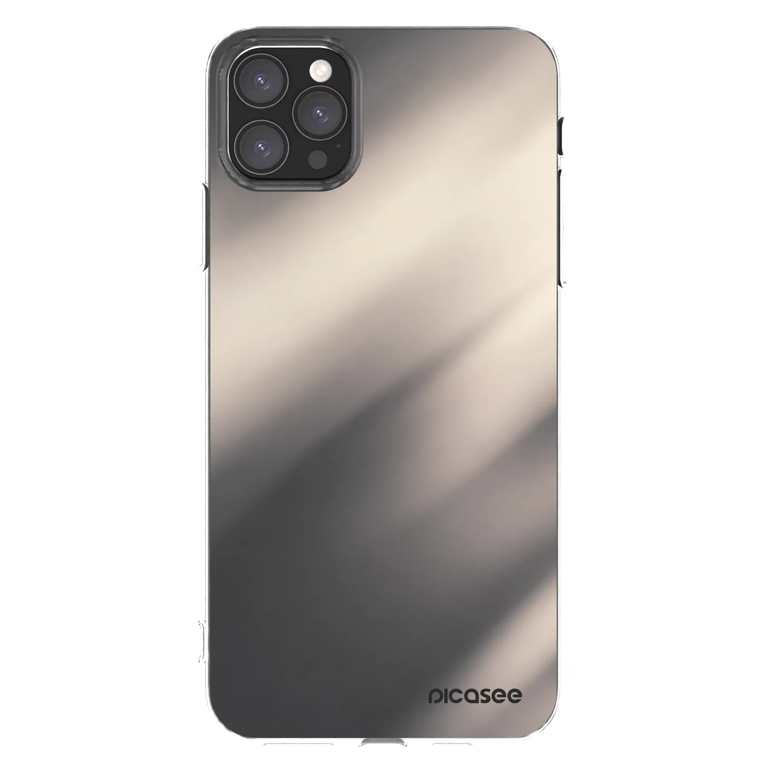 Picasee silikonový průhledný obal pro Apple iPhone 11 Pro Max - Smoky Beige