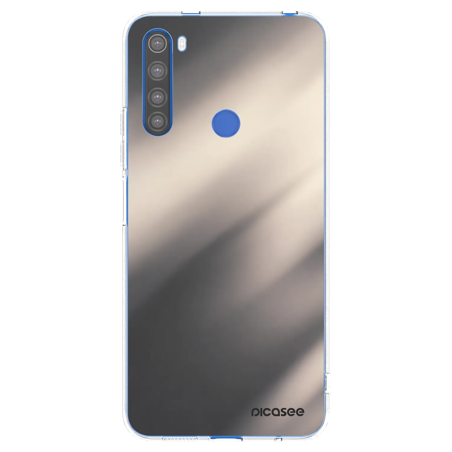 Picasee silikonový průhledný obal pro Xiaomi Redmi Note 8T - Smoky Beige