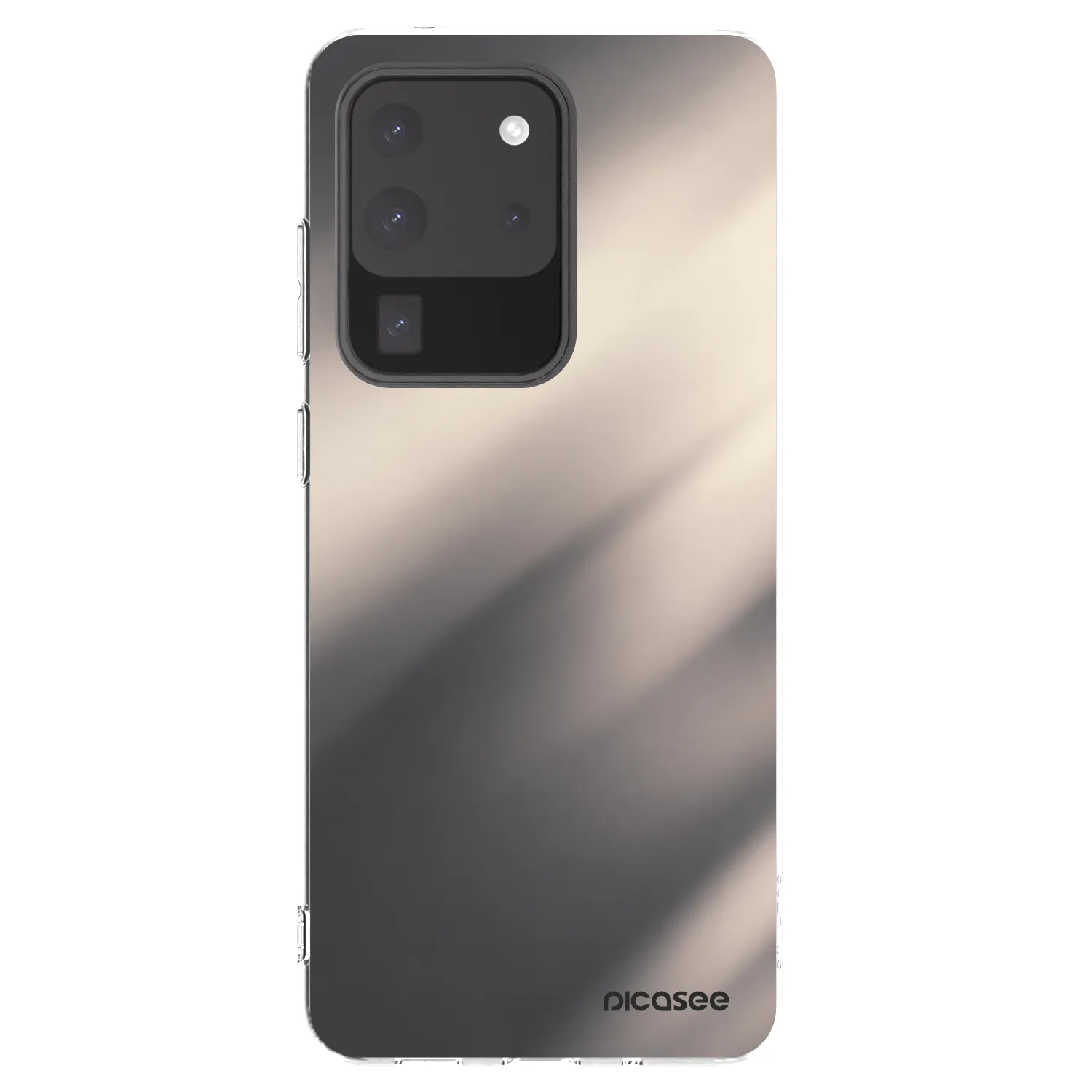 Picasee silikonový průhledný obal pro Samsung Galaxy S20 Ultra 5G G988F - Smoky Beige