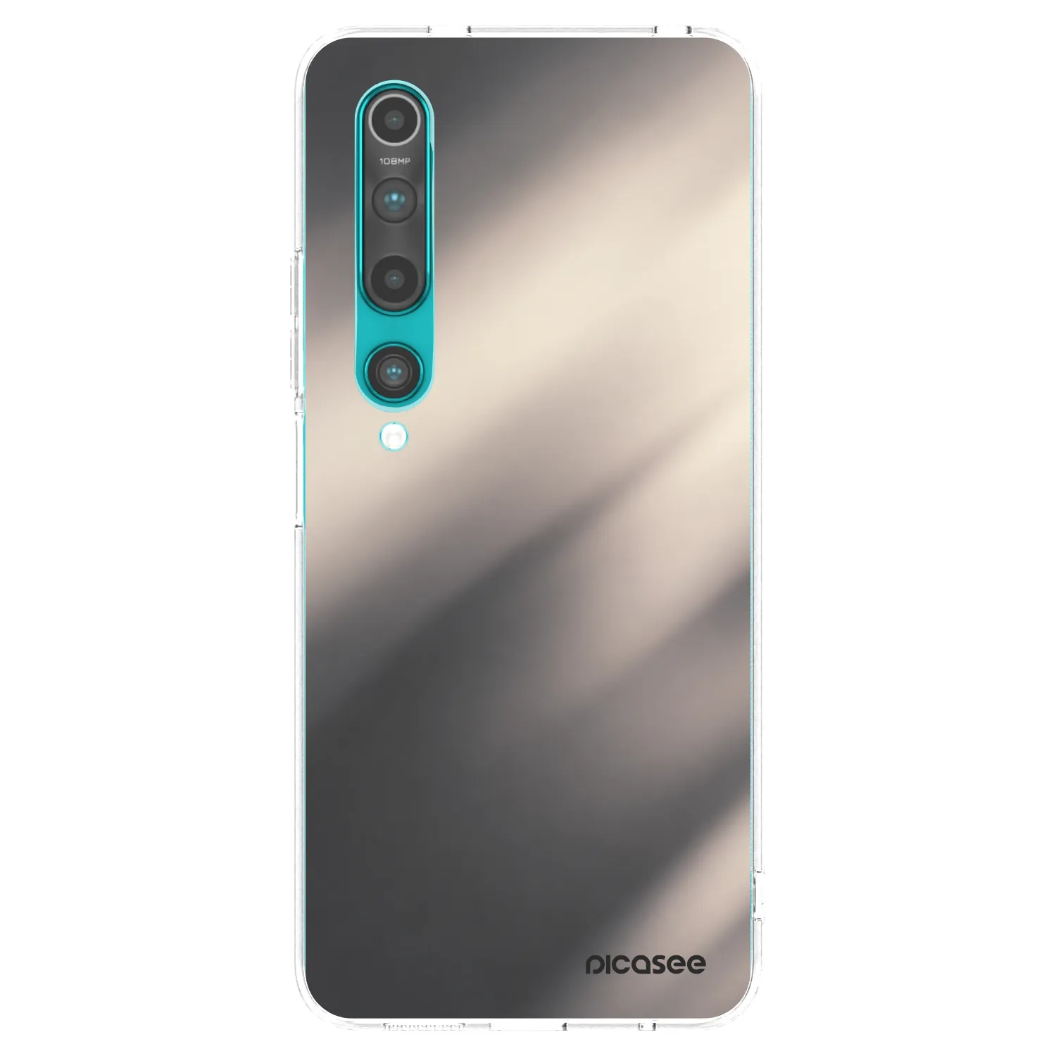 Picasee silikonový průhledný obal pro Xiaomi Mi 10 - Smoky Beige