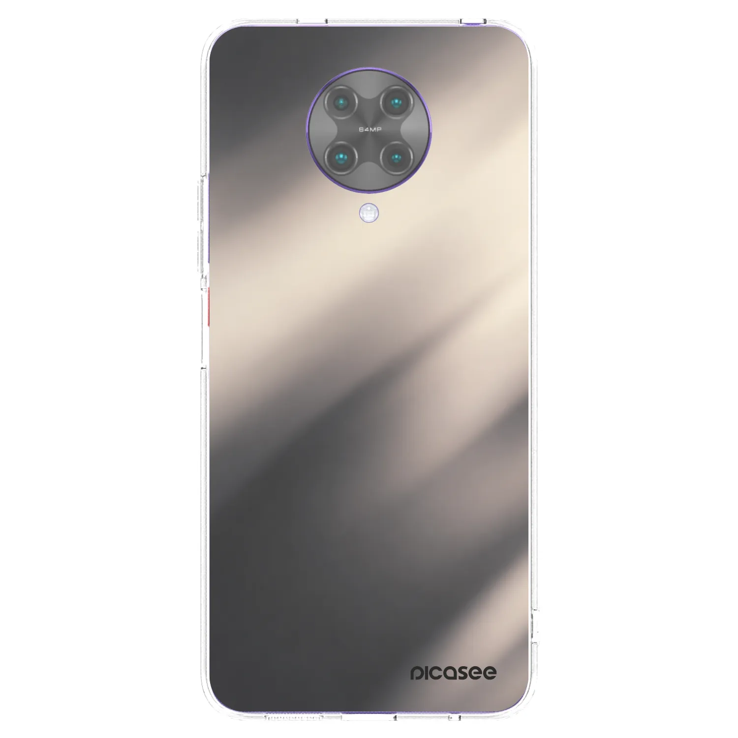 Picasee silikonový průhledný obal pro Xiaomi Poco F2 Pro - Smoky Beige