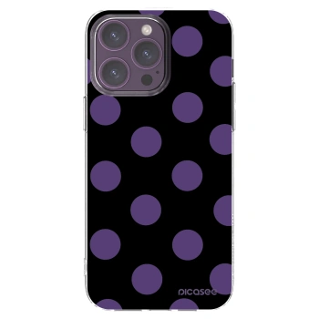 Picasee silikonový průhledný obal pro Apple iPhone 14 Pro Max - Big flickers