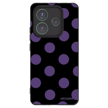 Picasee silikonový černý obal pro Xiaomi Redmi Note 14 5G - Big flickers