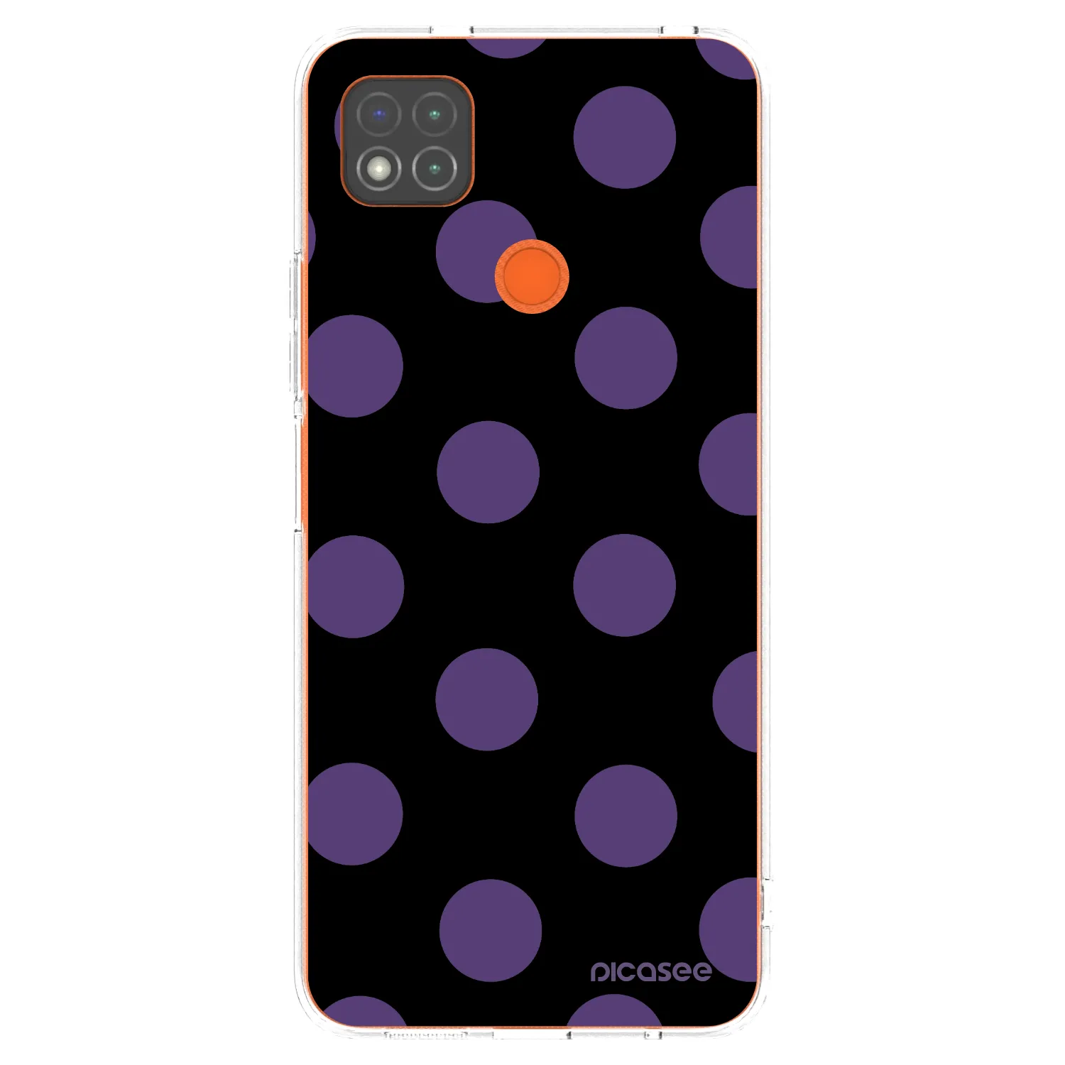 Picasee silikonový průhledný obal pro Xiaomi Redmi 9C - Big flickers