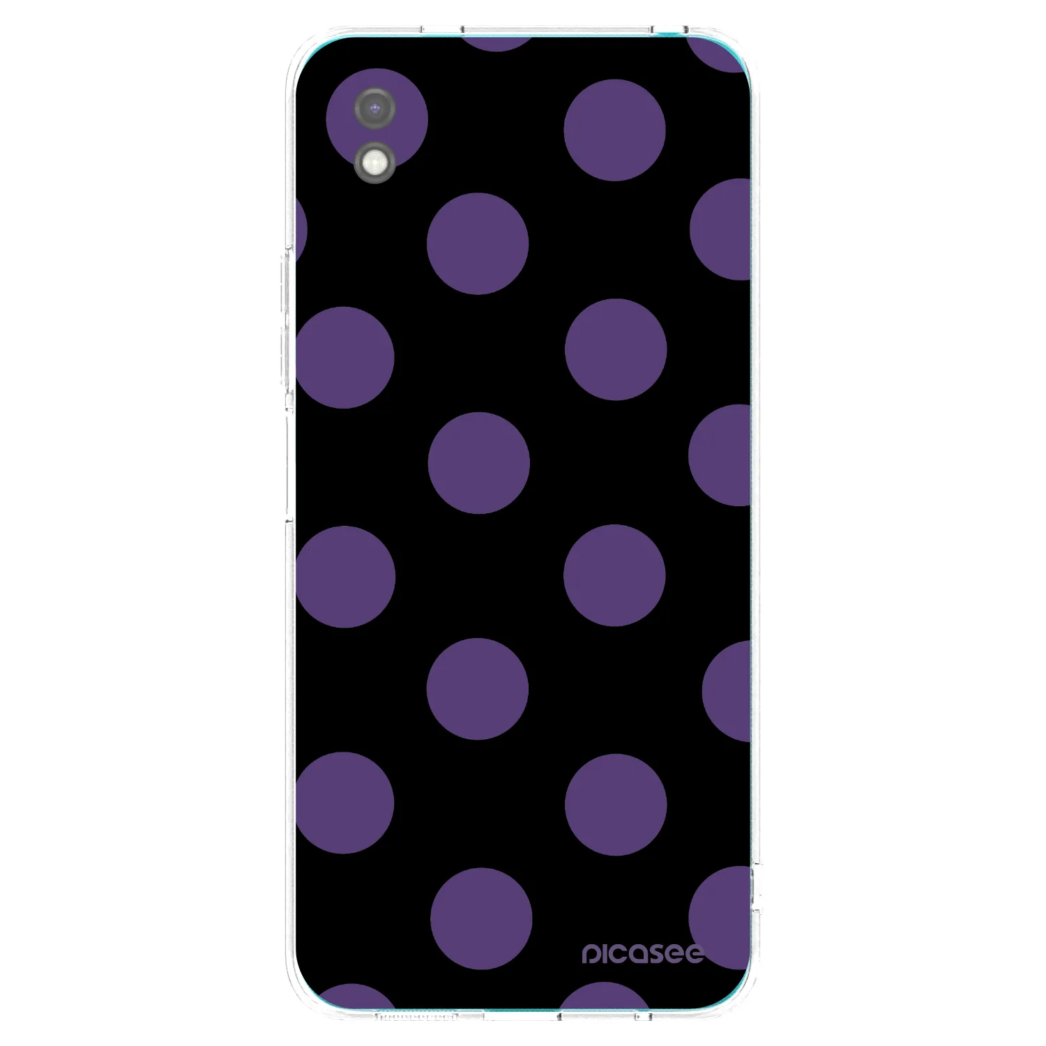 Picasee silikonový černý obal pro Xiaomi Redmi 9A - Big flickers