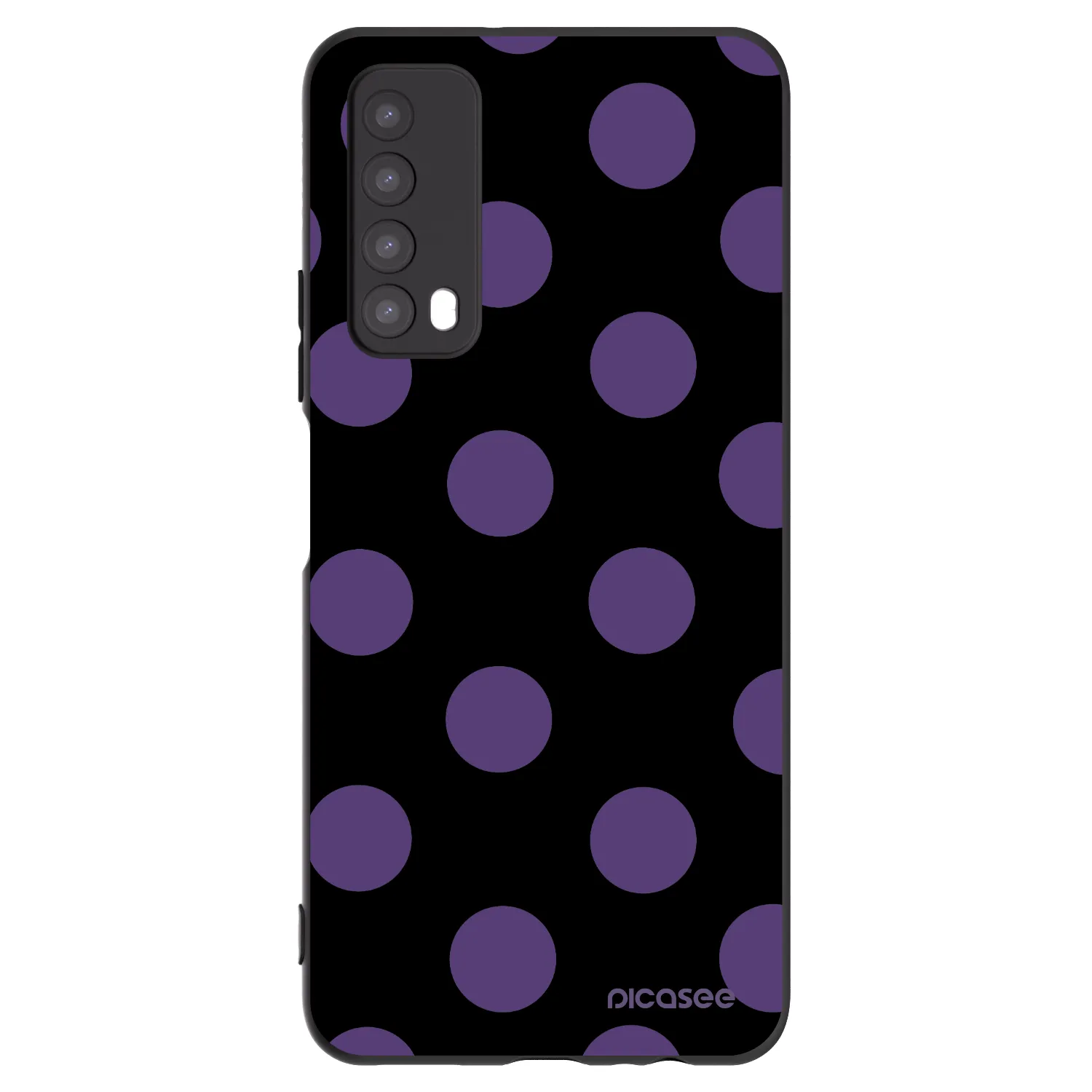 Picasee silikonový černý obal pro Huawei P Smart 2021 - Big flickers