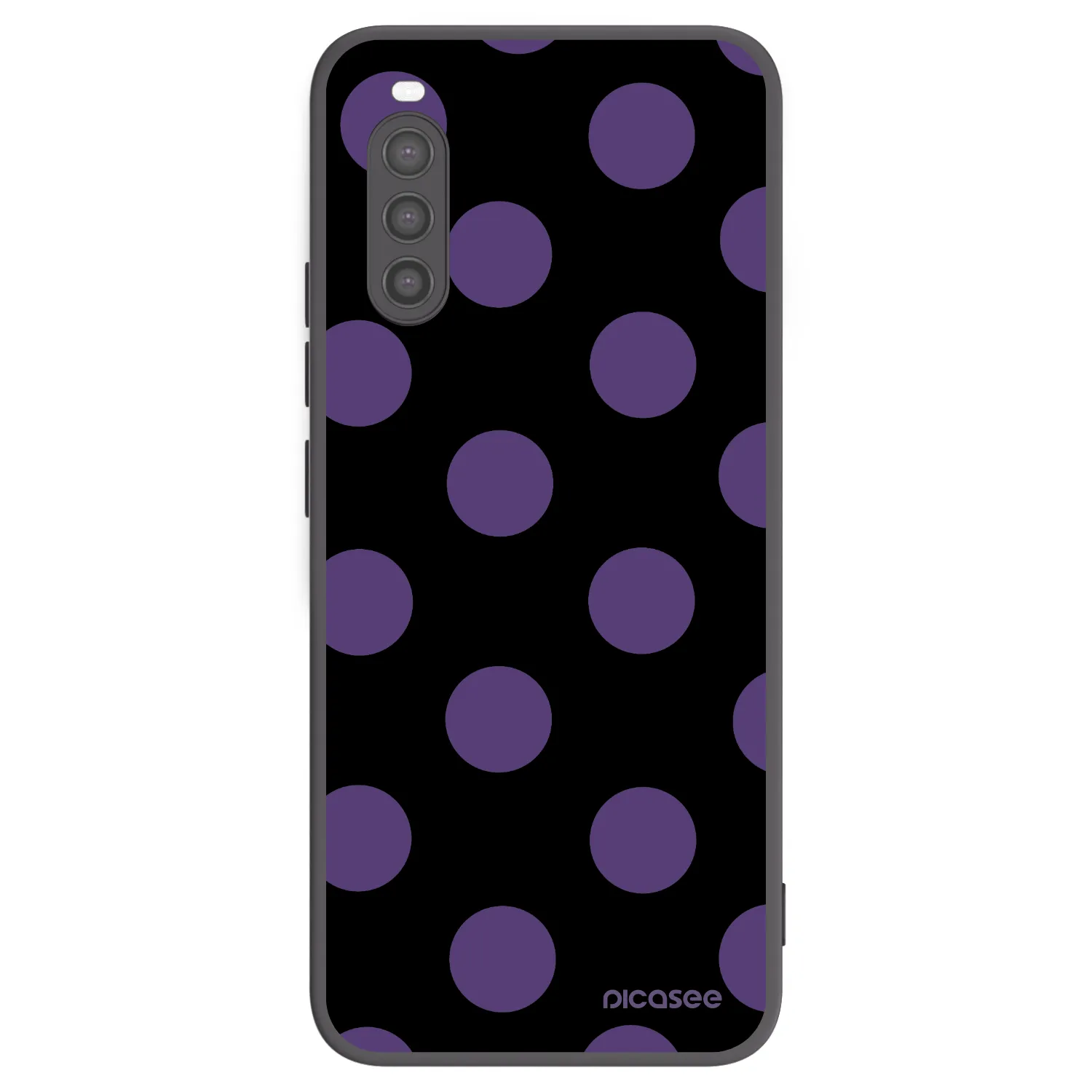 Picasee silikonový černý obal pro Sony Xperia 10 II - Big flickers