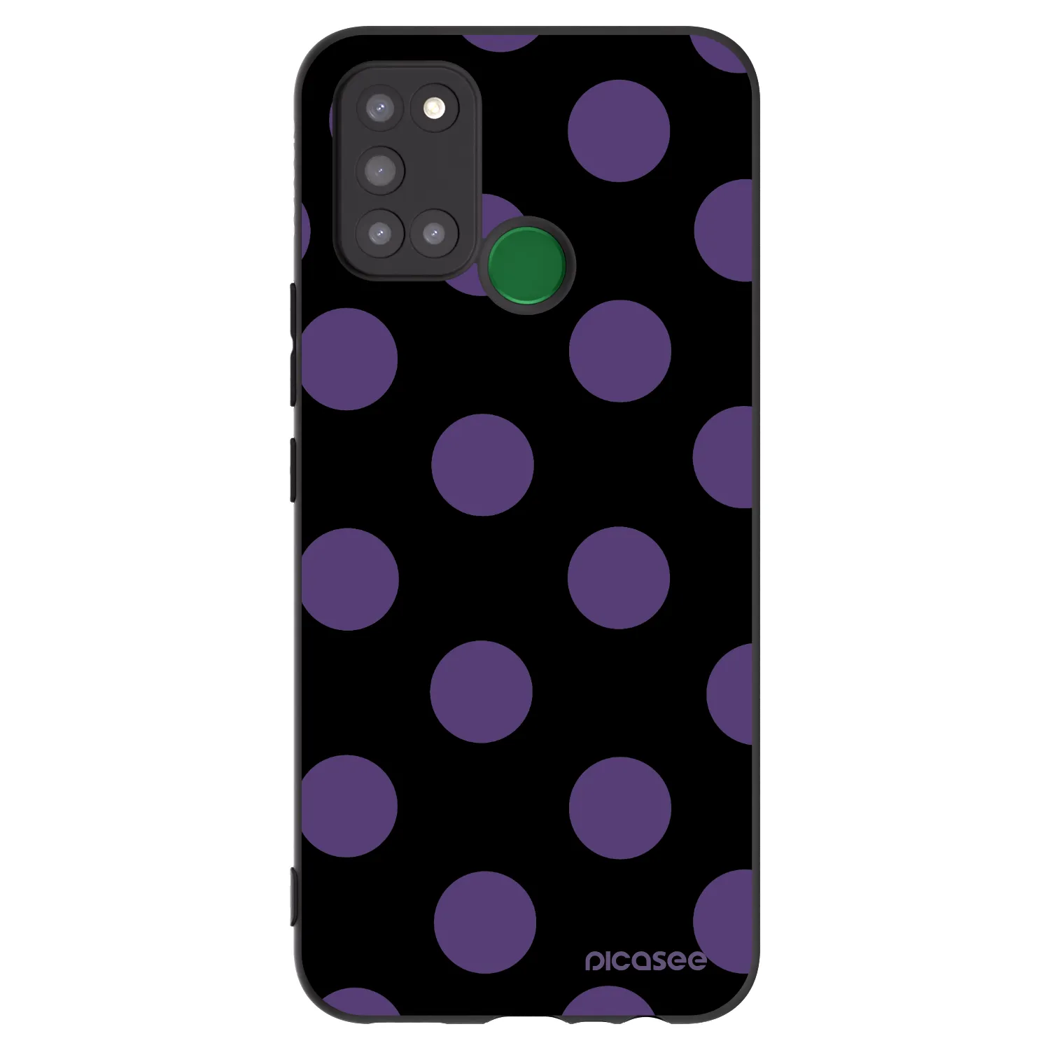 Picasee silikonový černý obal pro Realme 7i - Big flickers