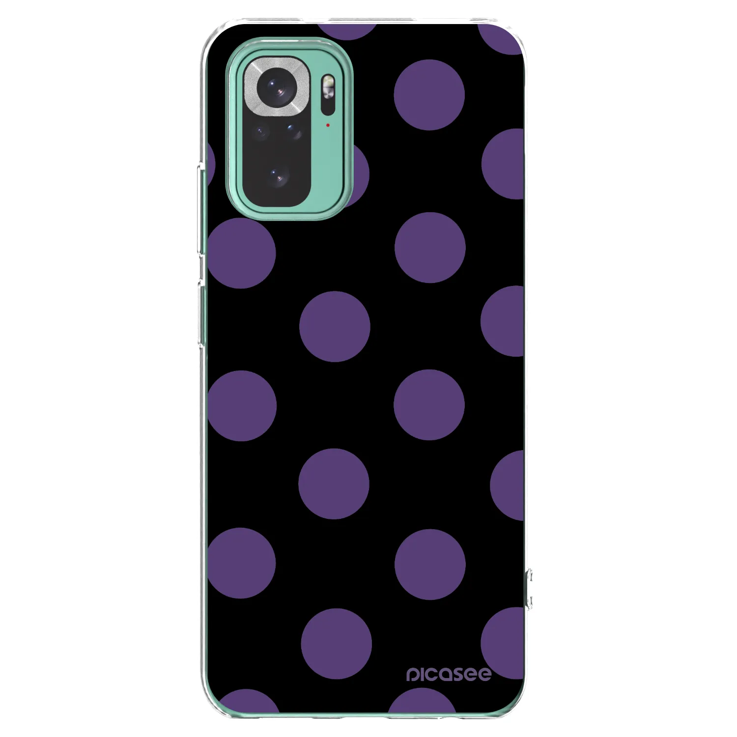 Picasee silikonový průhledný obal pro Xiaomi Redmi Note 10 Pro - Big flickers