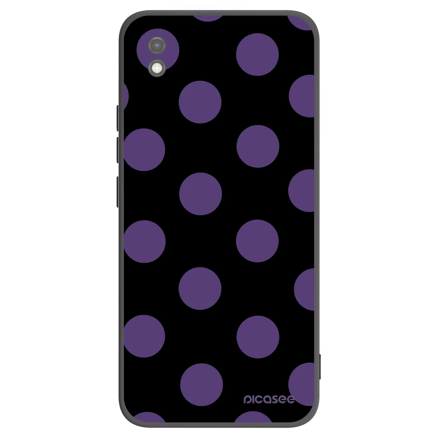 Picasee silikonový černý obal pro Xiaomi Redmi 9AT - Big flickers