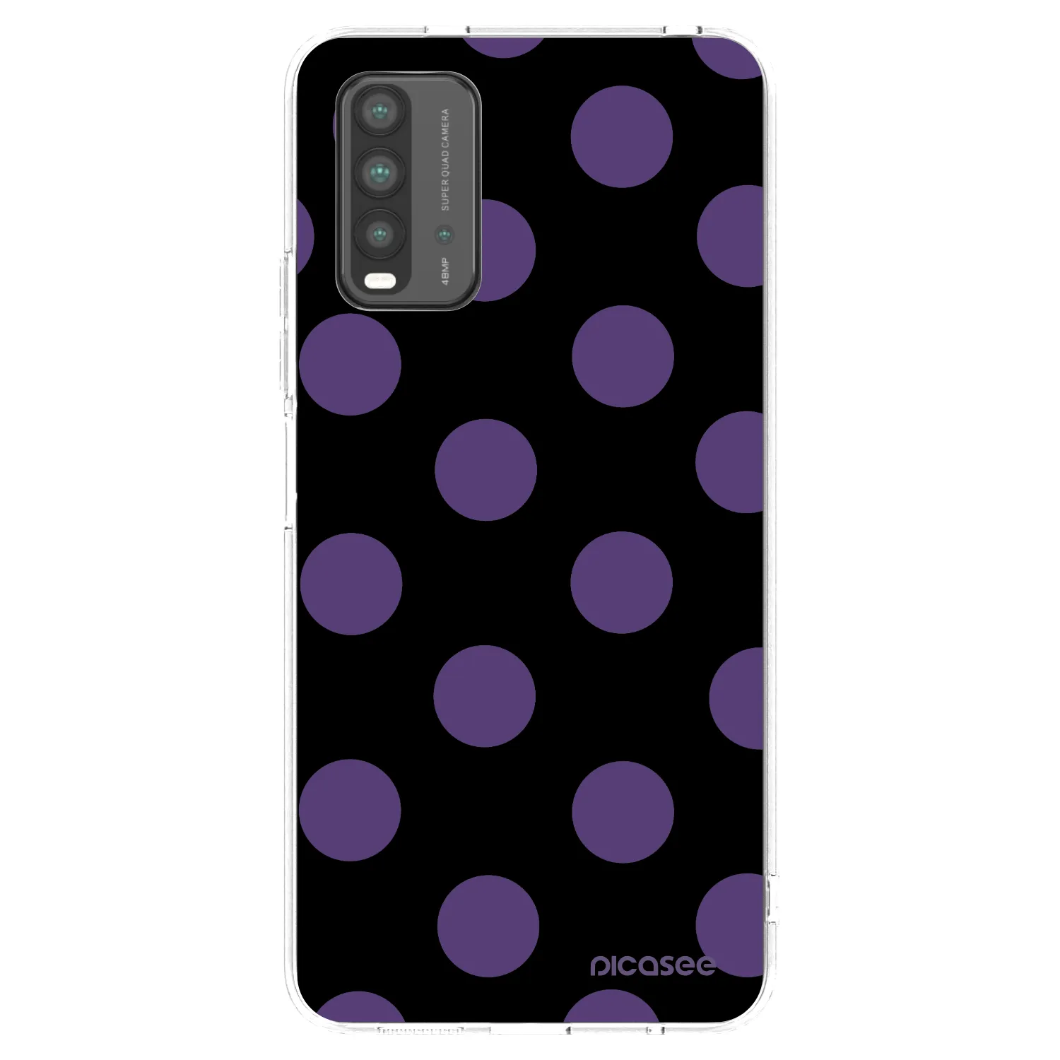Picasee silikonový průhledný obal pro Xiaomi Redmi 9T - Big flickers