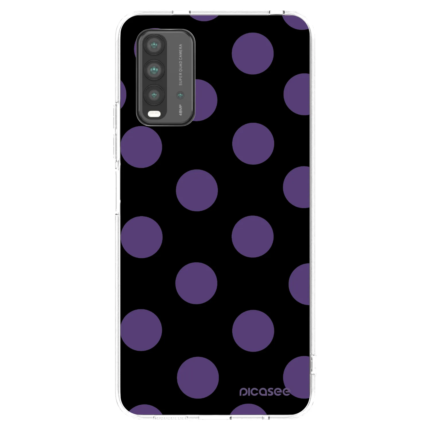 Picasee silikonový černý obal pro Xiaomi Redmi 9T - Big flickers