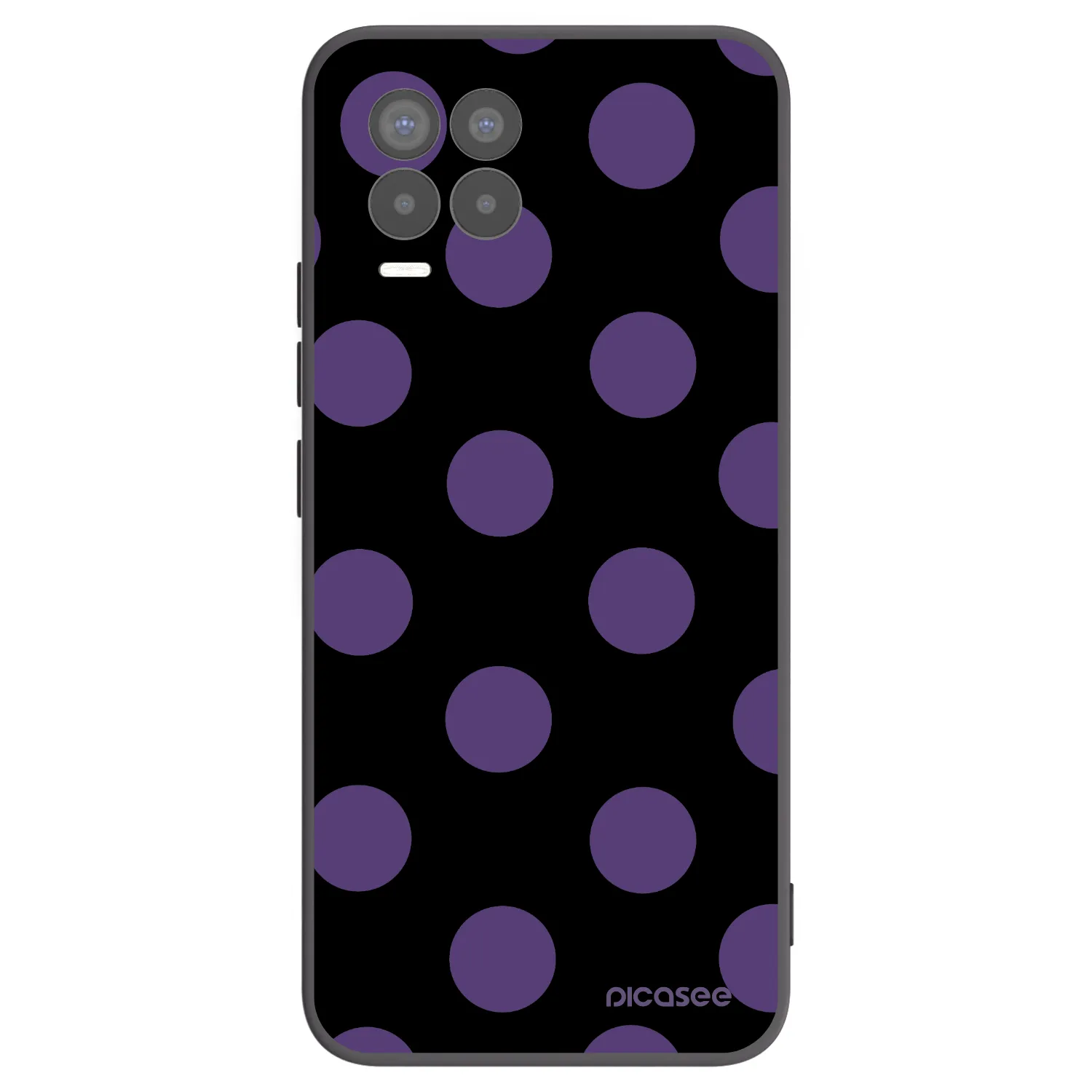 Picasee silikonový černý obal pro Realme 8 Pro - Big flickers