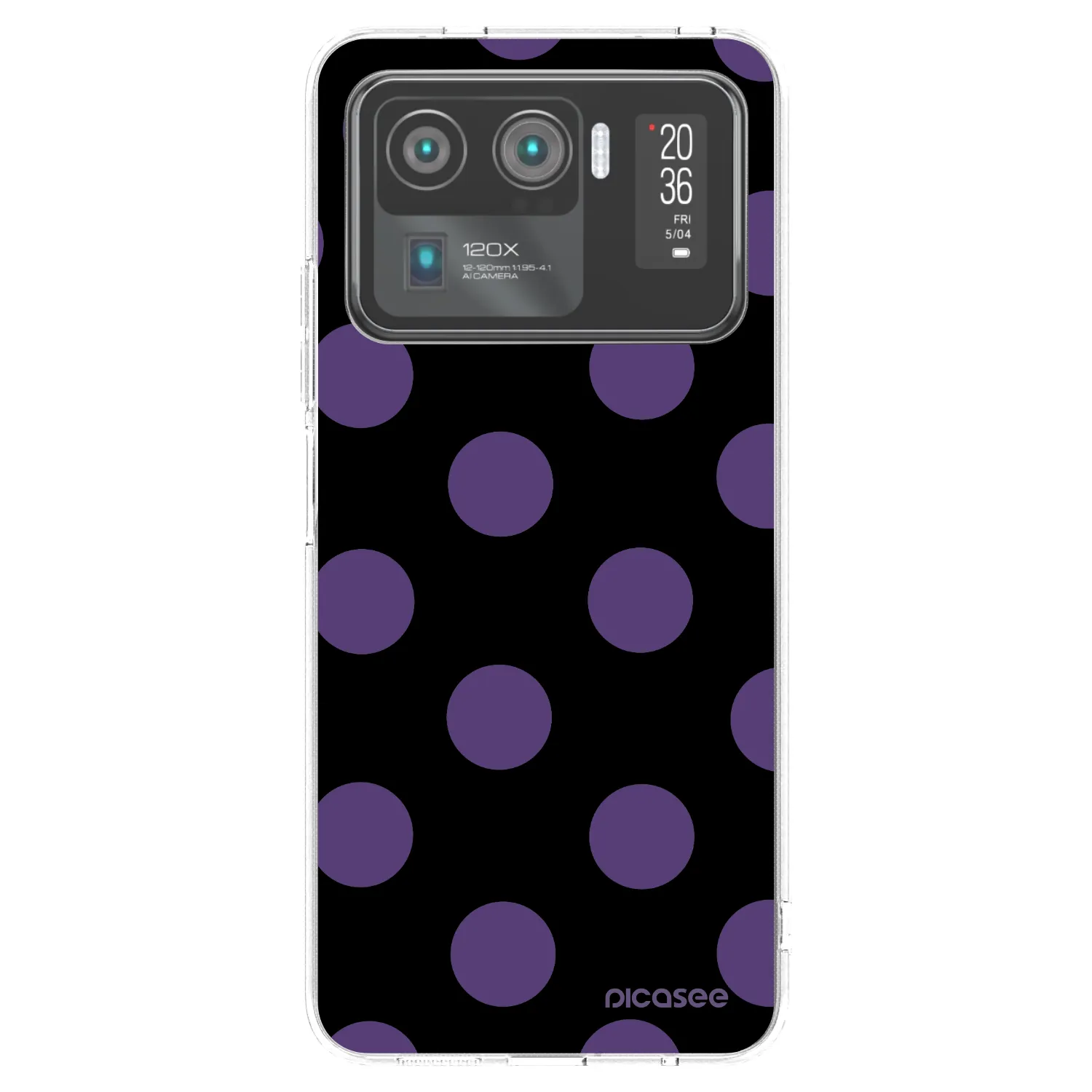 Picasee silikonový průhledný obal pro Xiaomi Mi 11 Ultra - Big flickers