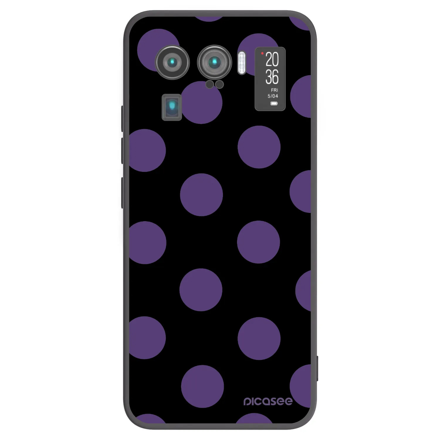 Picasee silikonový černý obal pro Xiaomi Mi 11 Ultra - Big flickers