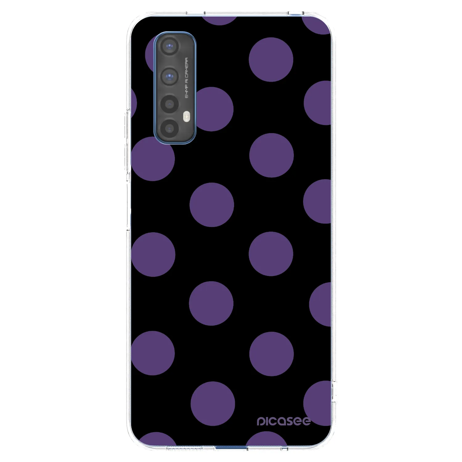 Picasee silikonový průhledný obal pro Realme 7 - Big flickers