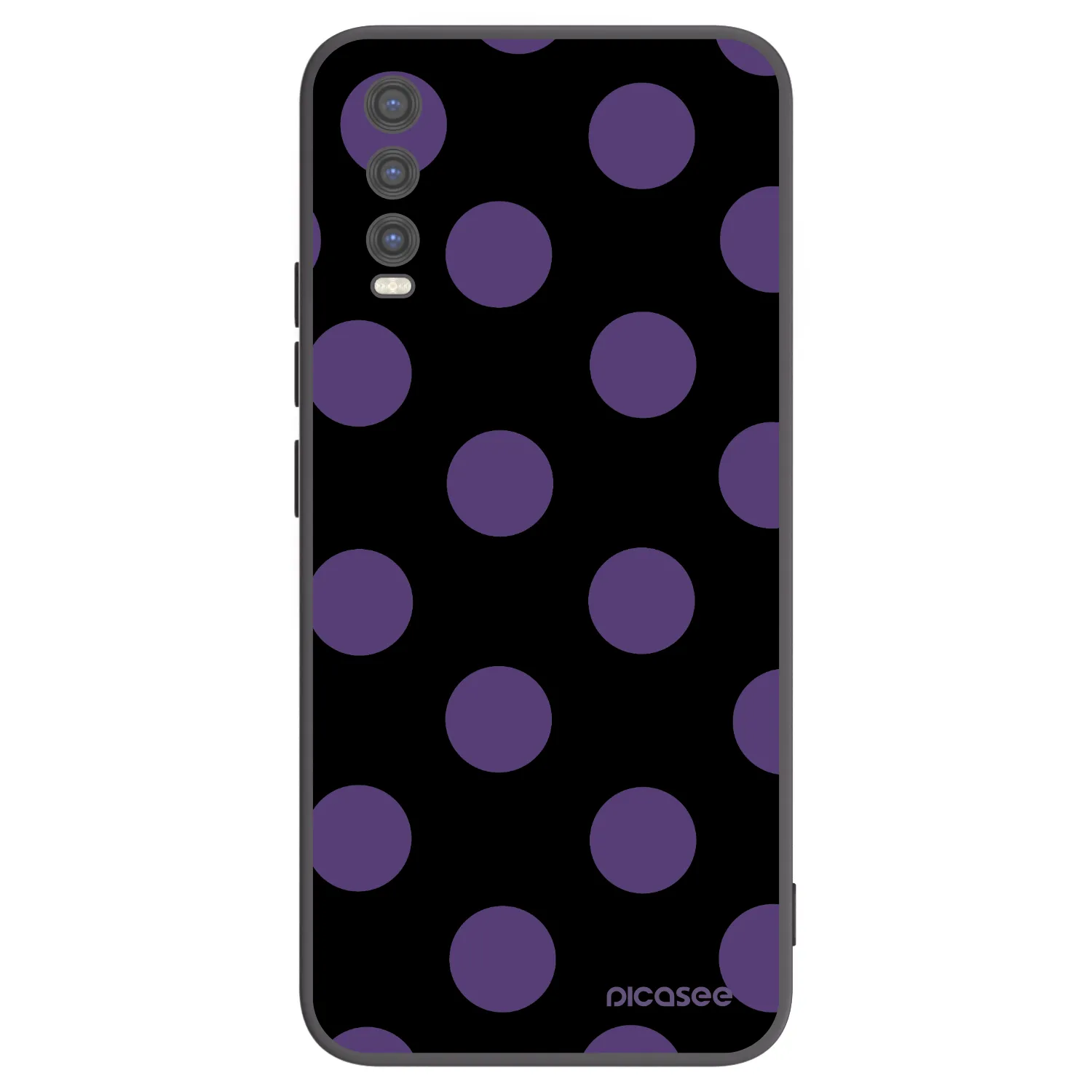 Picasee silikonový černý obal pro Vivo Y20s - Big flickers