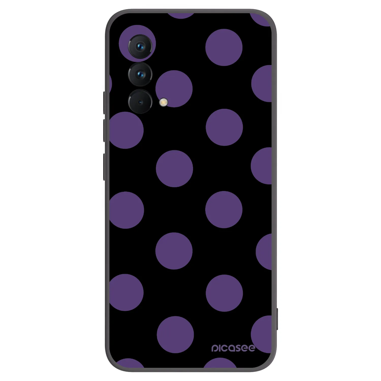 Picasee silikonový černý obal pro Realme GT Master Edition 5G - Big flickers